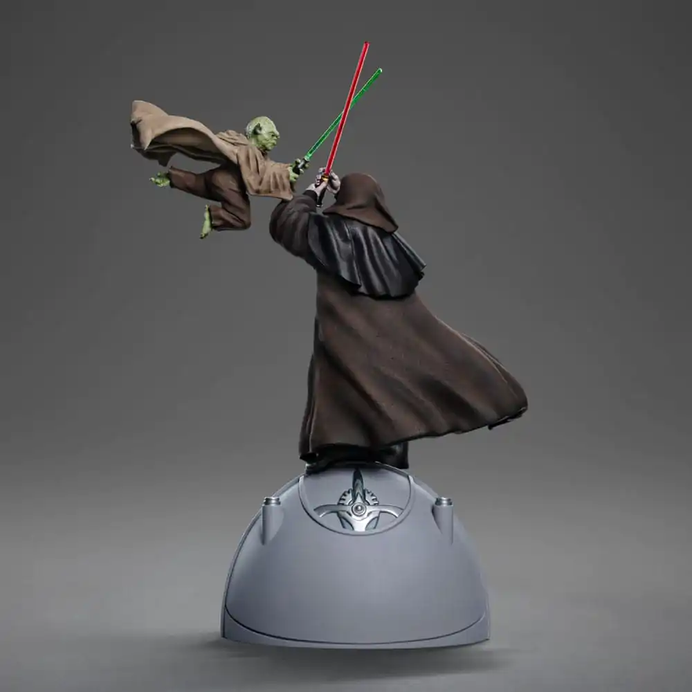 Star Wars Deluxe umetniška figura v merilu 1/10 Yoda proti Imperator Palpatine (CCXP Exclusive 2024) 31 cm fotografija izdelka