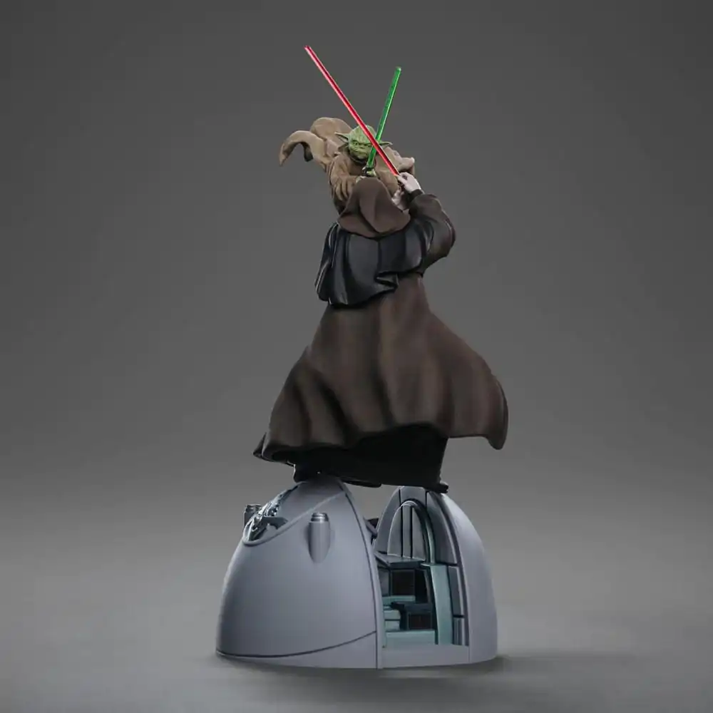 Star Wars Deluxe umetniška figura v merilu 1/10 Yoda proti Imperator Palpatine (CCXP Exclusive 2024) 31 cm fotografija izdelka