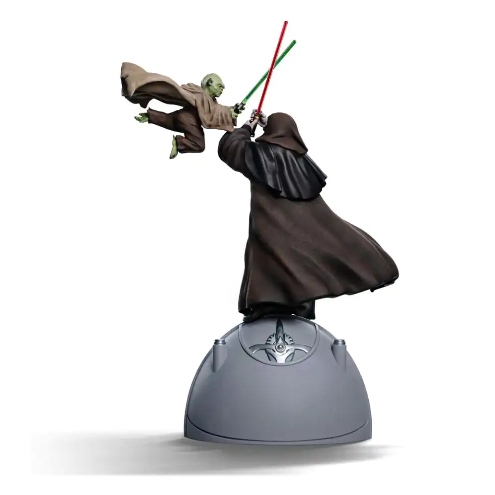 Star Wars Deluxe umetniška figura v merilu 1/10 Yoda proti Imperator Palpatine (CCXP Exclusive 2024) 31 cm fotografija izdelka