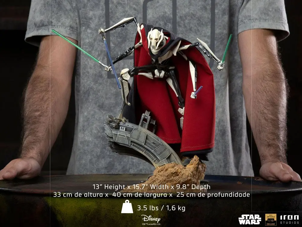 Star Wars Deluxe BDS Art Scale Kip 1/10 General Grievous 33 cm fotografija izdelka