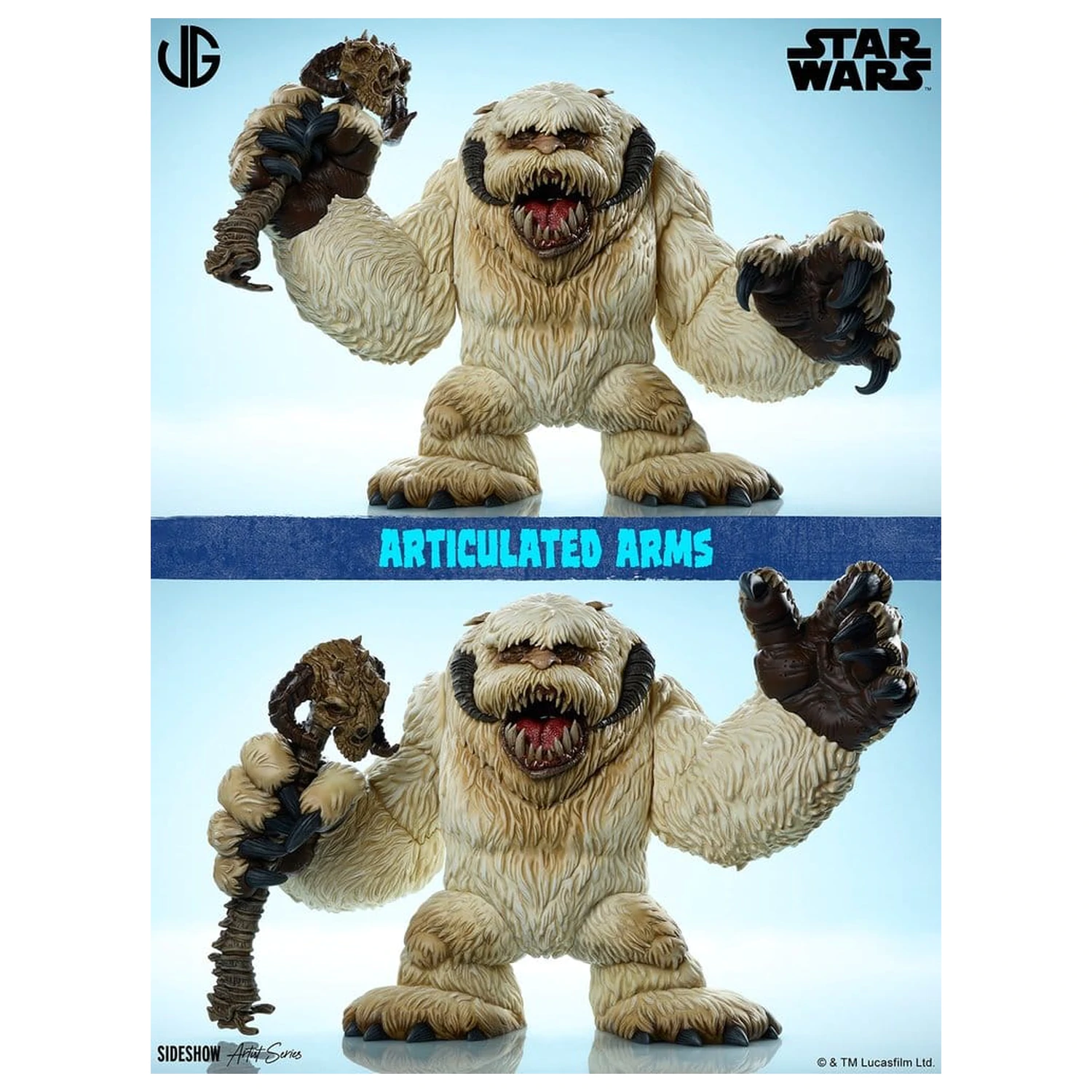 Star Wars oblikovalska vinilna figura Wampa 30 cm fotografija izdelka