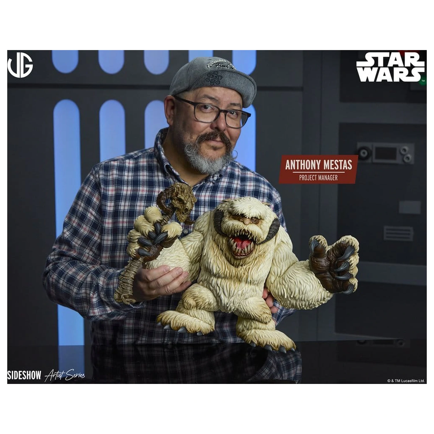 Star Wars oblikovalska vinilna figura Wampa 30 cm fotografija izdelka