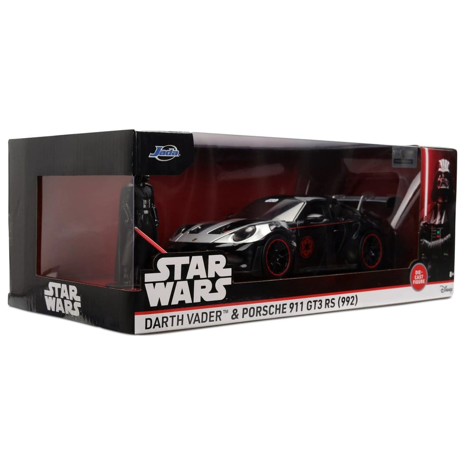 Star Wars Diecast Model 1:24 Darth Vader Porsche 911 fotografija izdelka