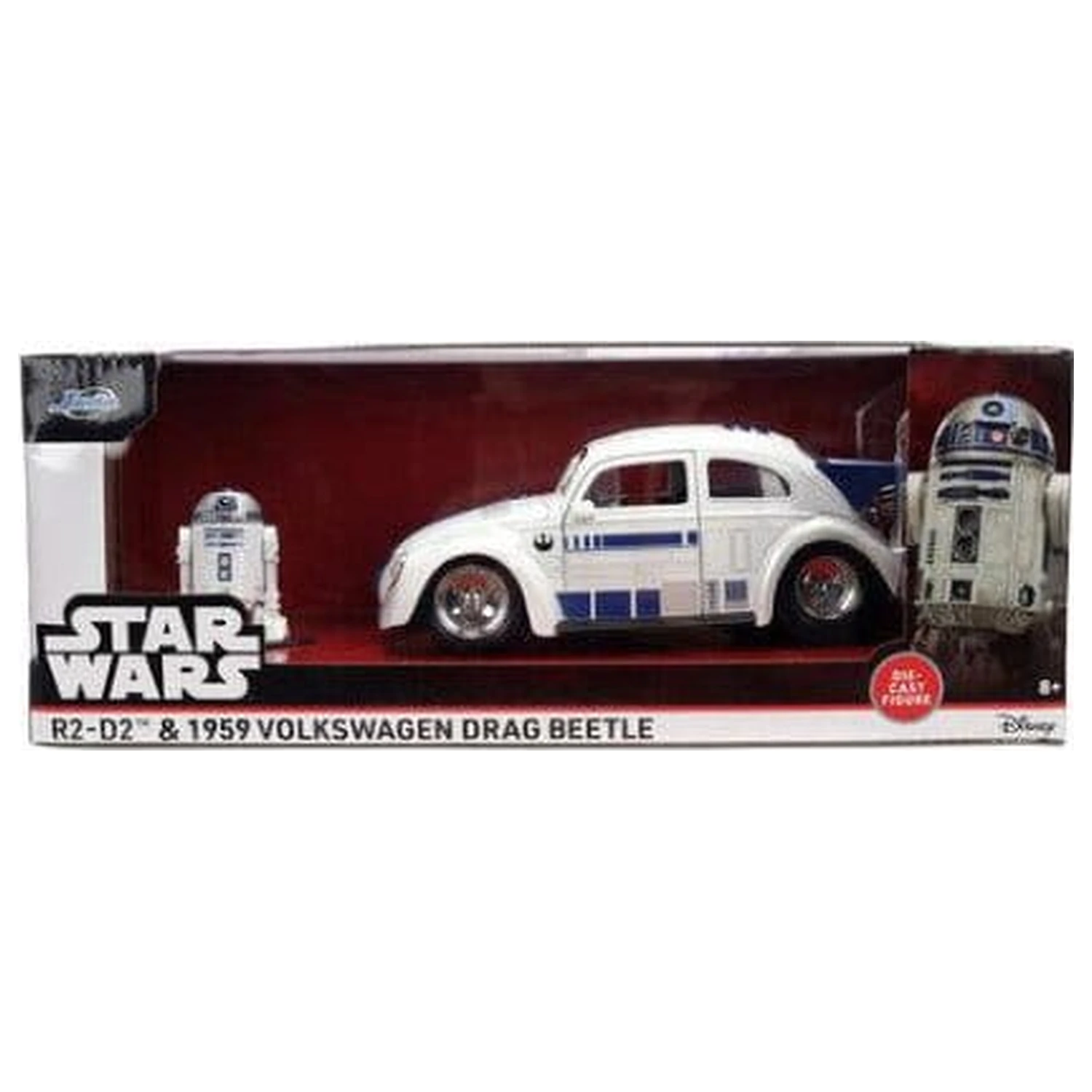 Star Wars Diecast Model 1:24 R2-D2 1959 VW Drag Beetle fotografija izdelka