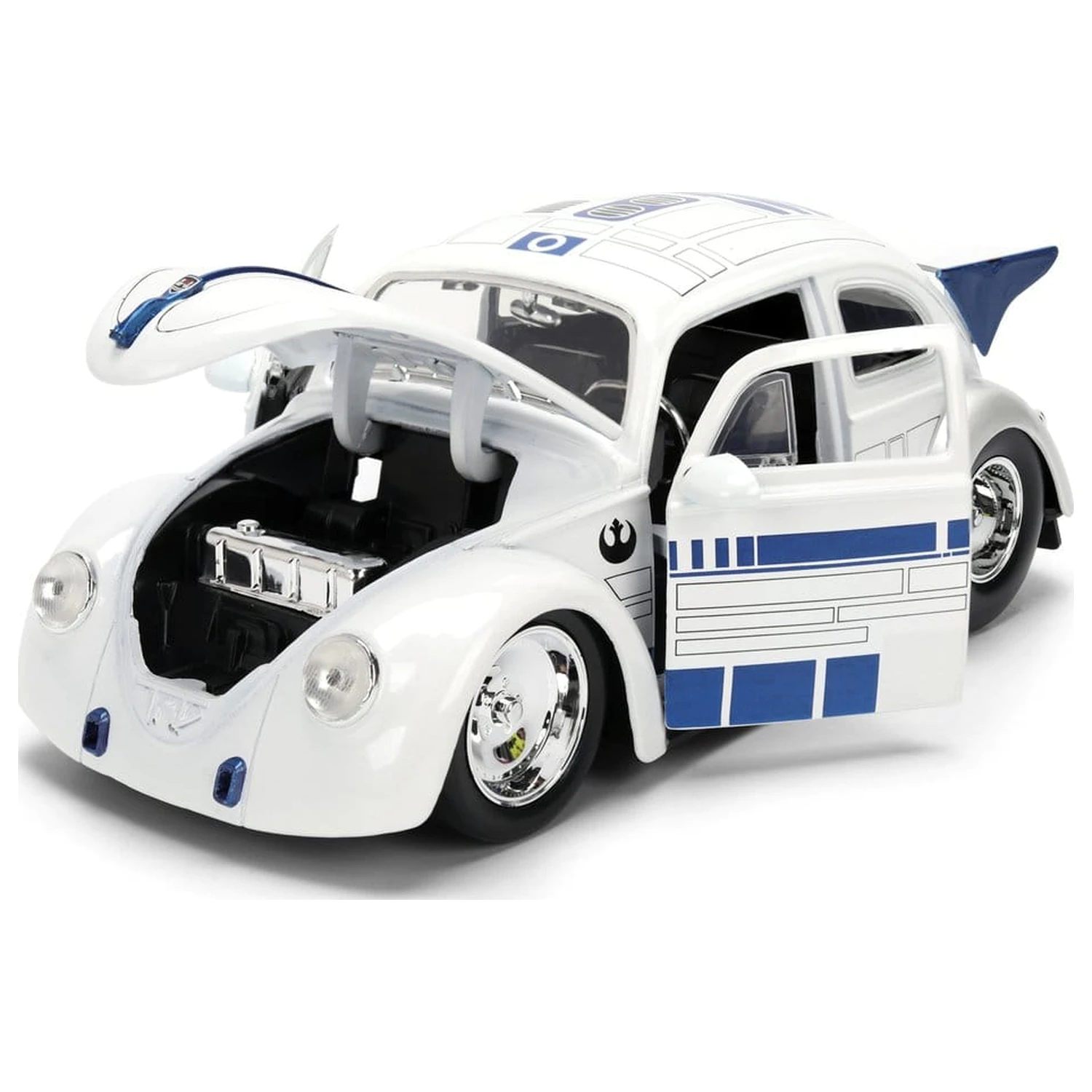 Star Wars Diecast Model 1:24 R2-D2 1959 VW Drag Beetle fotografija izdelka
