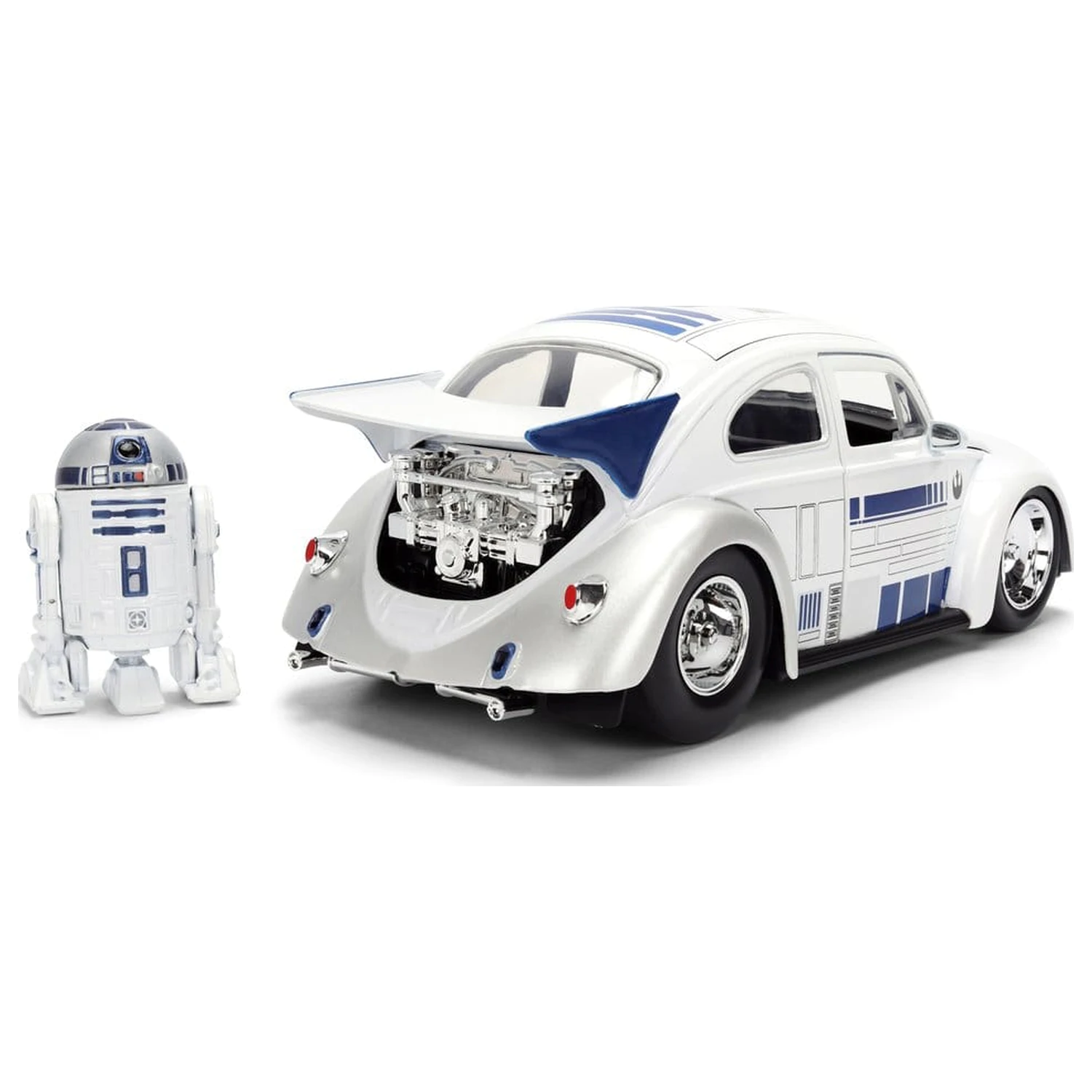 Star Wars Diecast Model 1:24 R2-D2 1959 VW Drag Beetle fotografija izdelka
