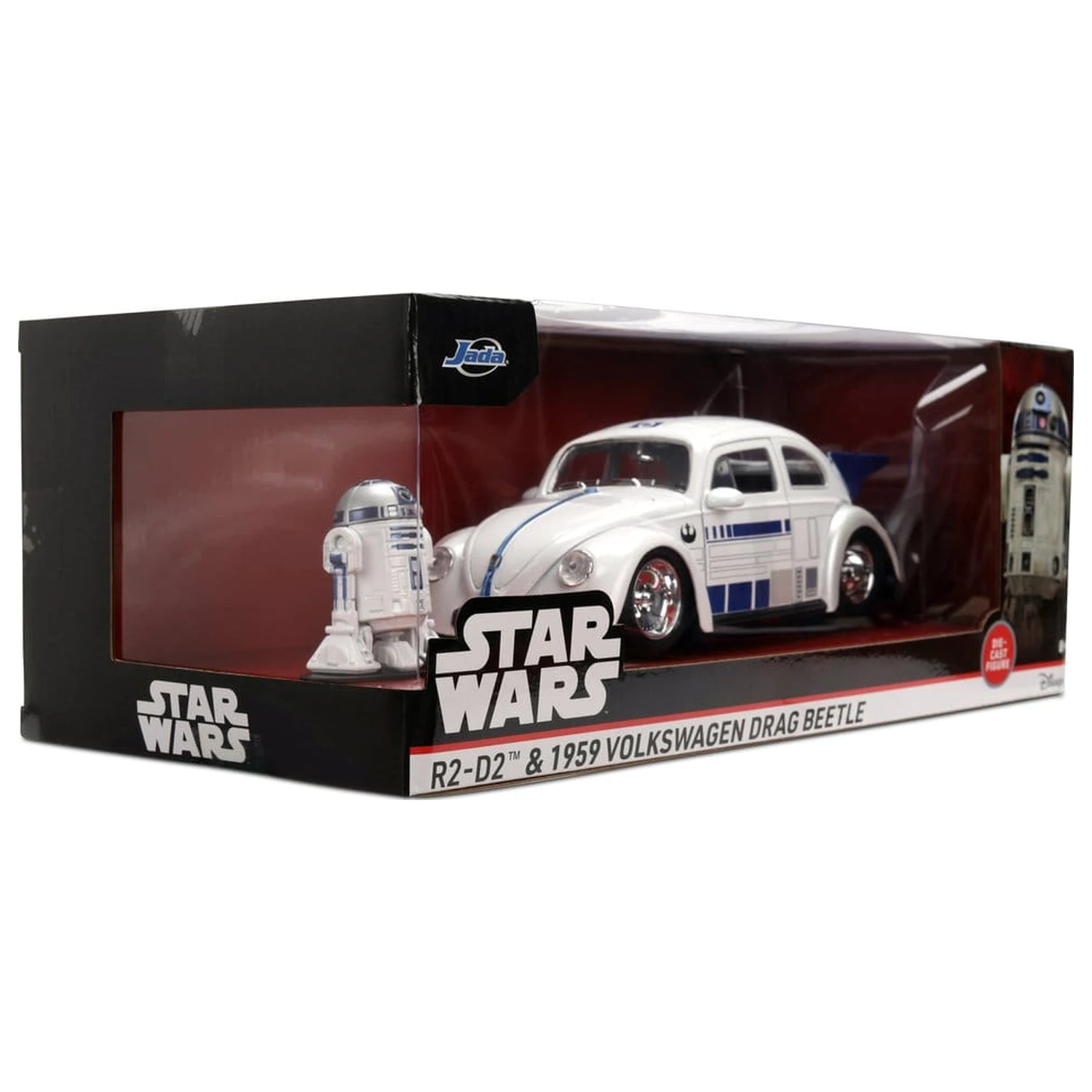 Star Wars Diecast Model 1:24 R2-D2 1959 VW Drag Beetle fotografija izdelka