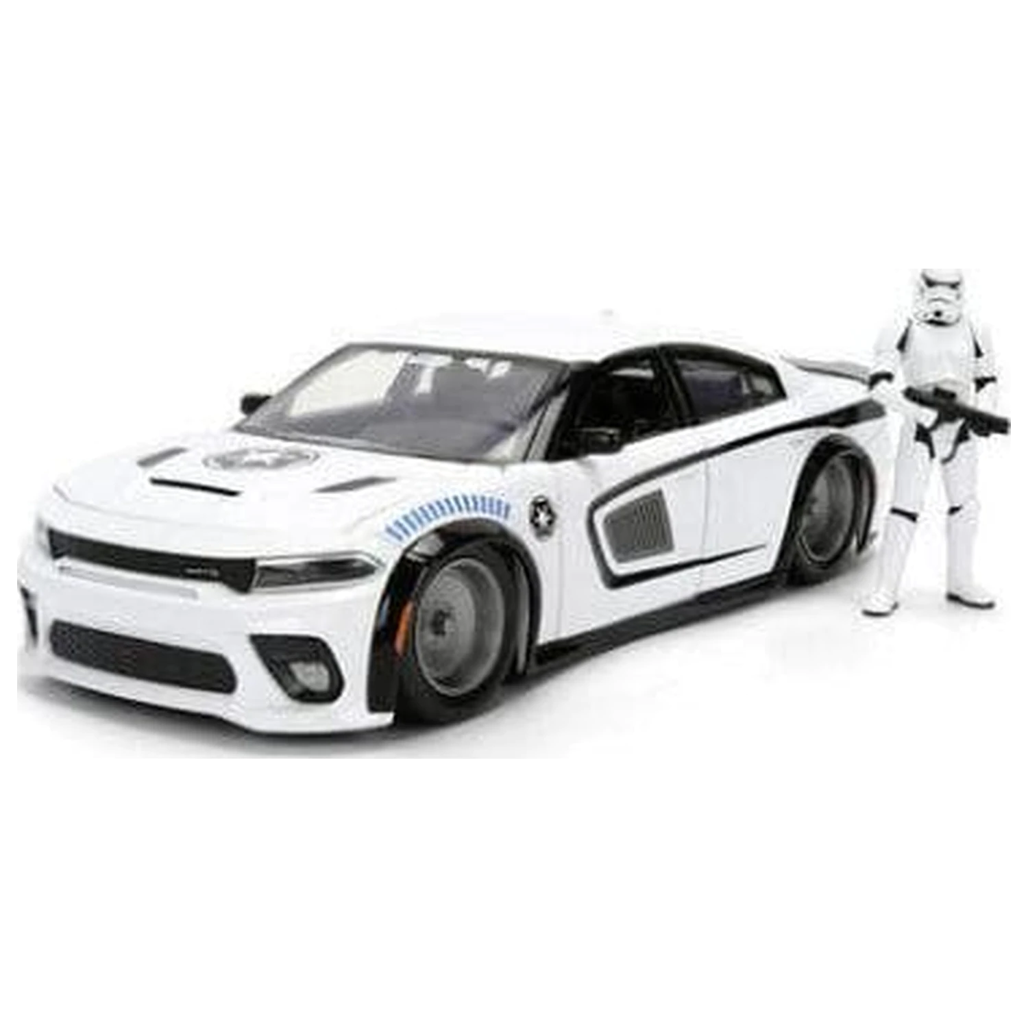 Star Wars Diecast Model 1:24 Stormtrooper Dodge Charger SRT Hellcat fotografija izdelka