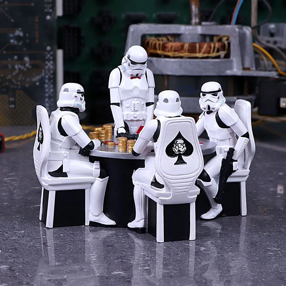 Star Wars Diorama Stormtrooper Poker Face 18 cm fotografija izdelka