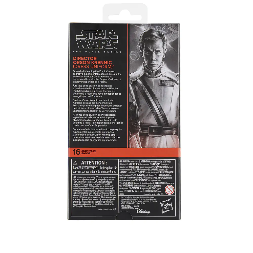 Star Wars Director Orson Krennic Dress Uniform figura 15 cm fotografija izdelka