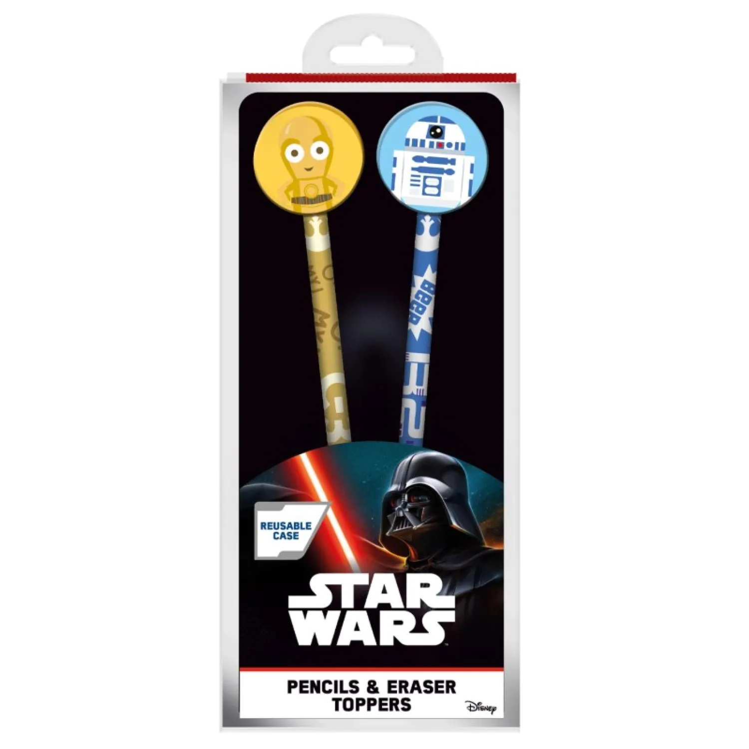 Star Wars Svinčniki in Toppers 2-Paket (Droids) fotografija izdelka