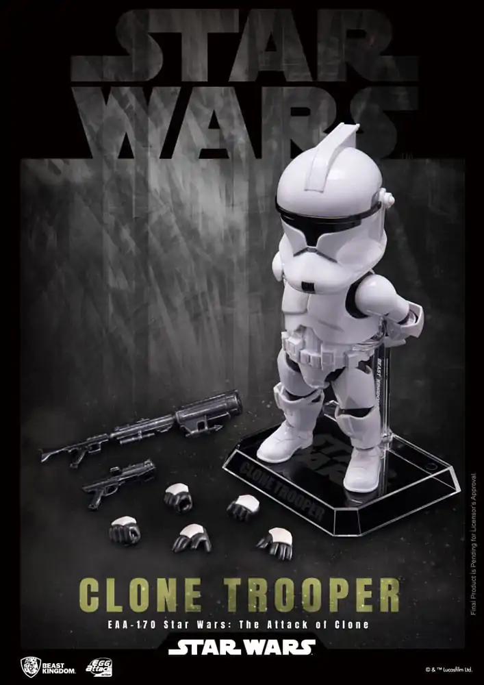 Star Wars Egg Attack Akcijska figura Clone Trooper 16 cm fotografija izdelka