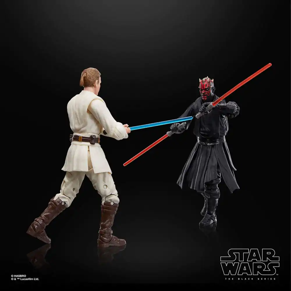 Star Wars Episode I Black Series Akcijska figura 3-Pack Qui-Gon Jinn, Darth Maul, Obi-Wan Kenobi 15 cm fotografija izdelka