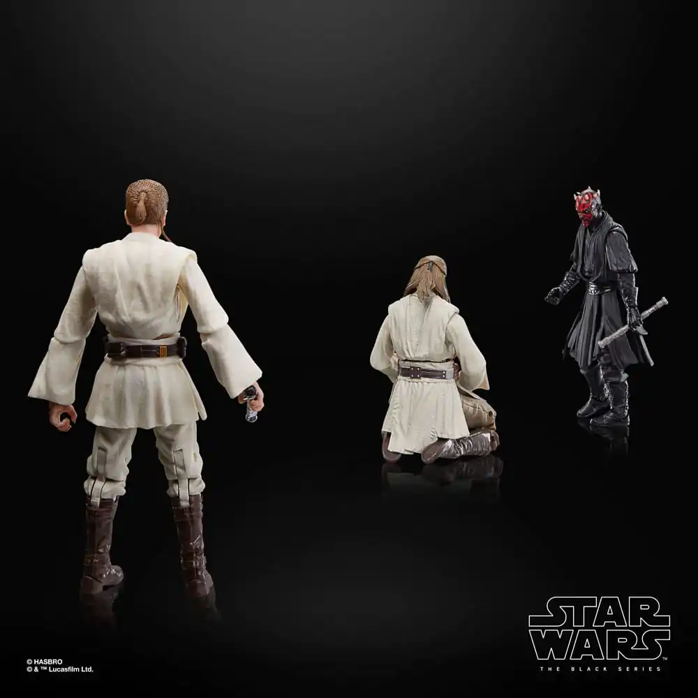 Star Wars Episode I Black Series Akcijska figura 3-Pack Qui-Gon Jinn, Darth Maul, Obi-Wan Kenobi 15 cm fotografija izdelka