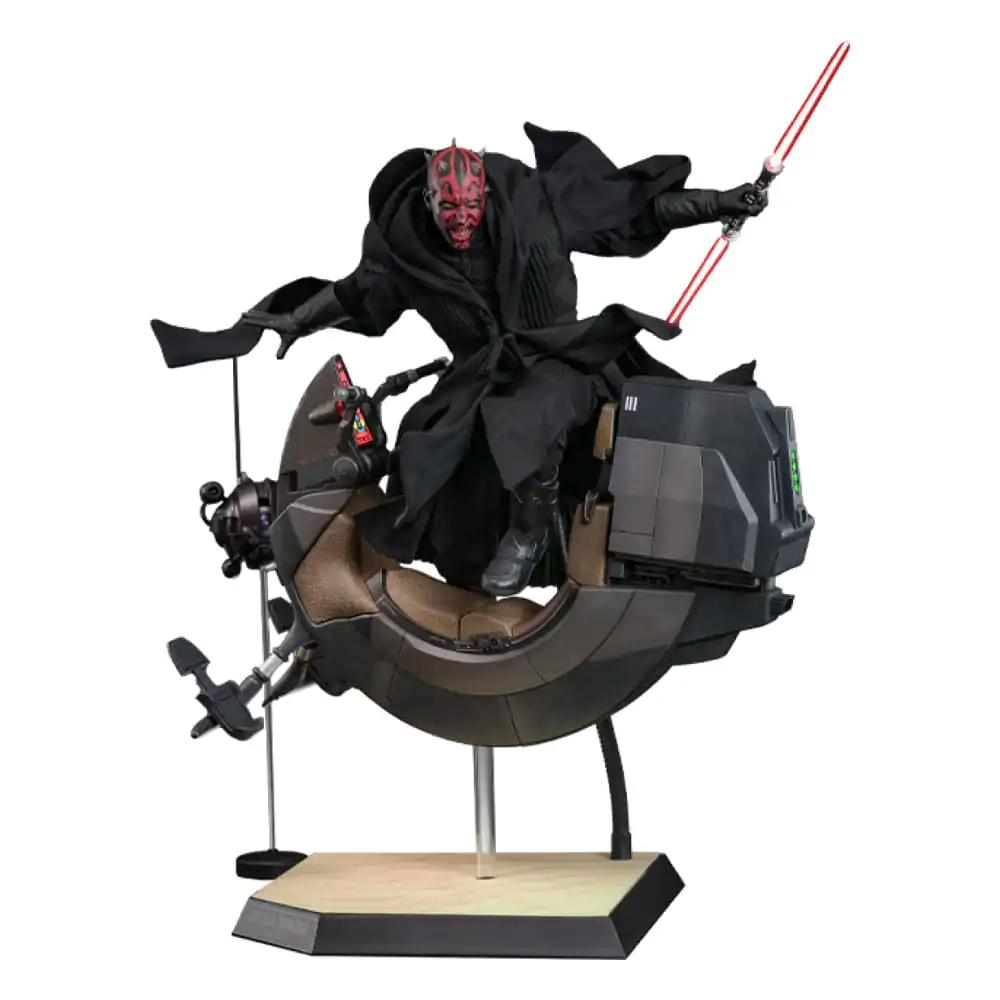 Star Wars Episode I Movie Masterpiece Akcijska figura 1/6 Darth Maul s Sith Speederjem 29 cm fotografija izdelka