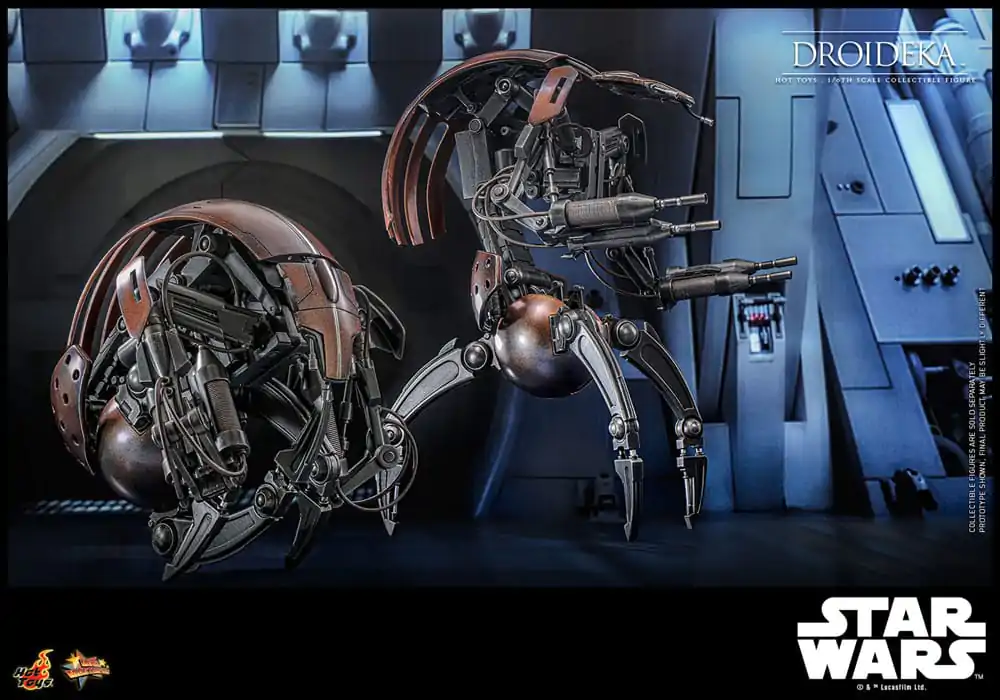 Star Wars Episode I Movie Masterpiece akcijska figura 1/6 Droideka 27 cm fotografija izdelka