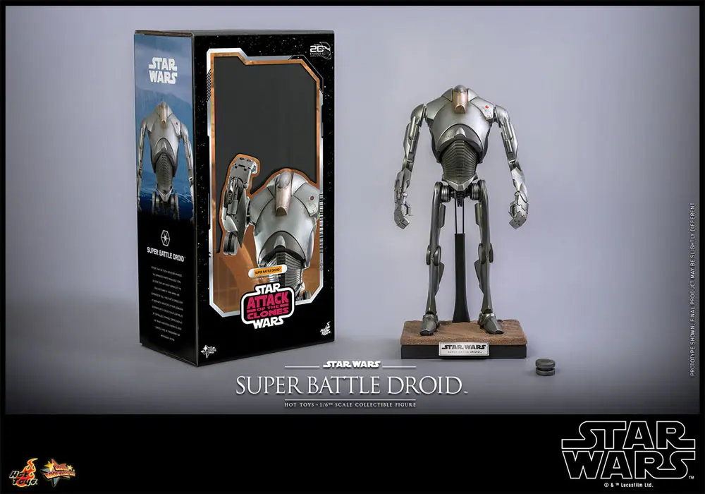 Star Wars: Episode II 1/6 Figura Super Battle Droid 32 cm fotografija izdelka