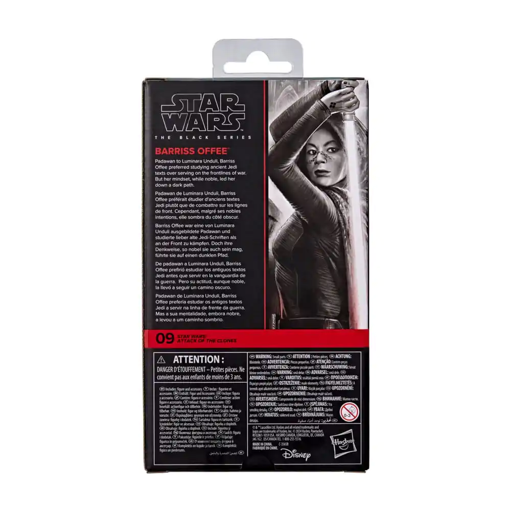 Star Wars Episode II Black Series Akcijska figura Barriss Offee 15 cm fotografija izdelka