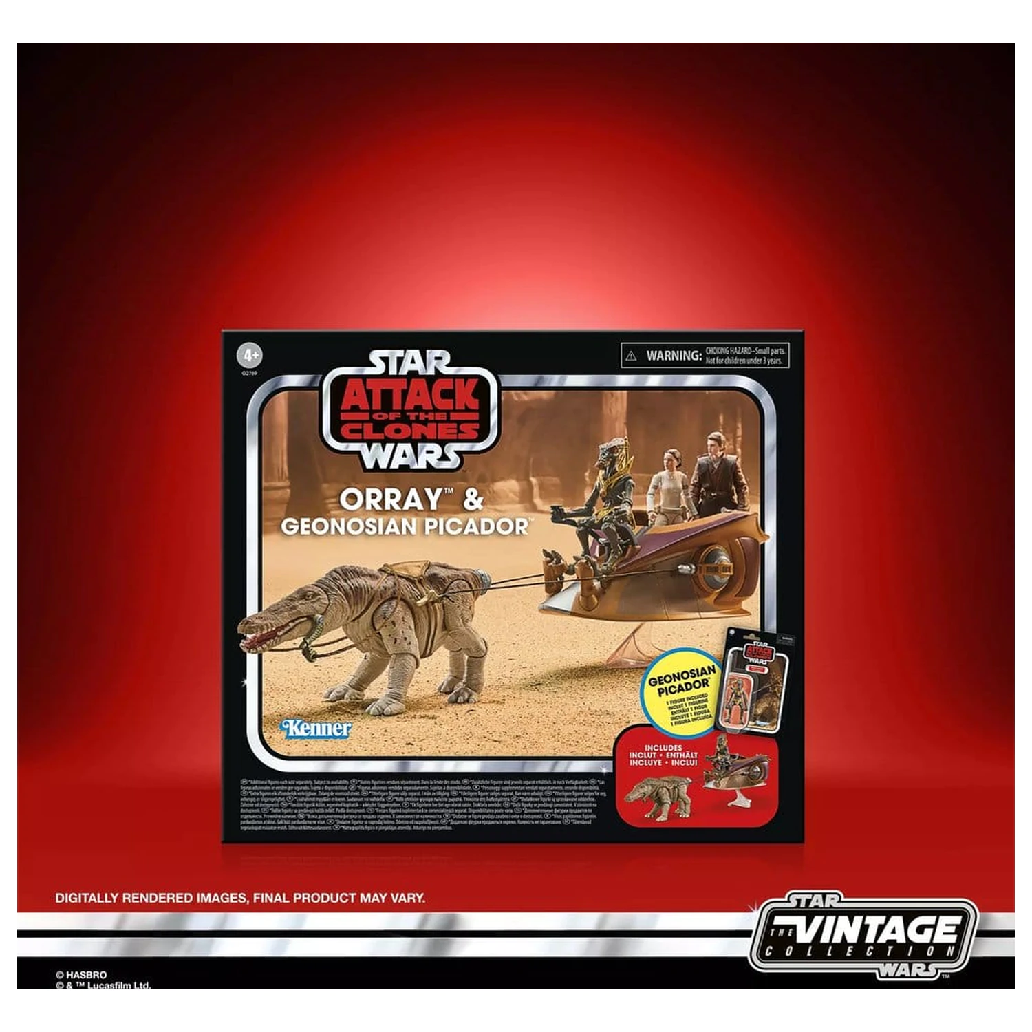 Star Wars Episode II Vintage Collection akcijska figura 2-paket Orray & Geonosian Picador 10 cm fotografija izdelka