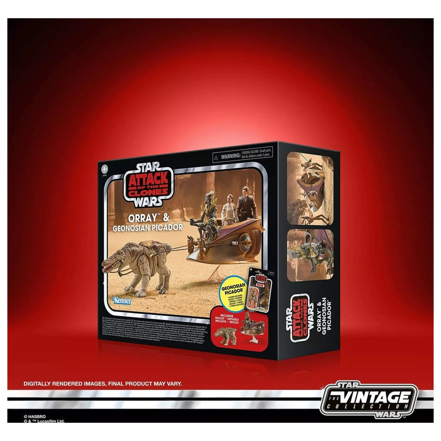 Star Wars Episode II Vintage Collection akcijska figura 2-paket Orray & Geonosian Picador 10 cm fotografija izdelka