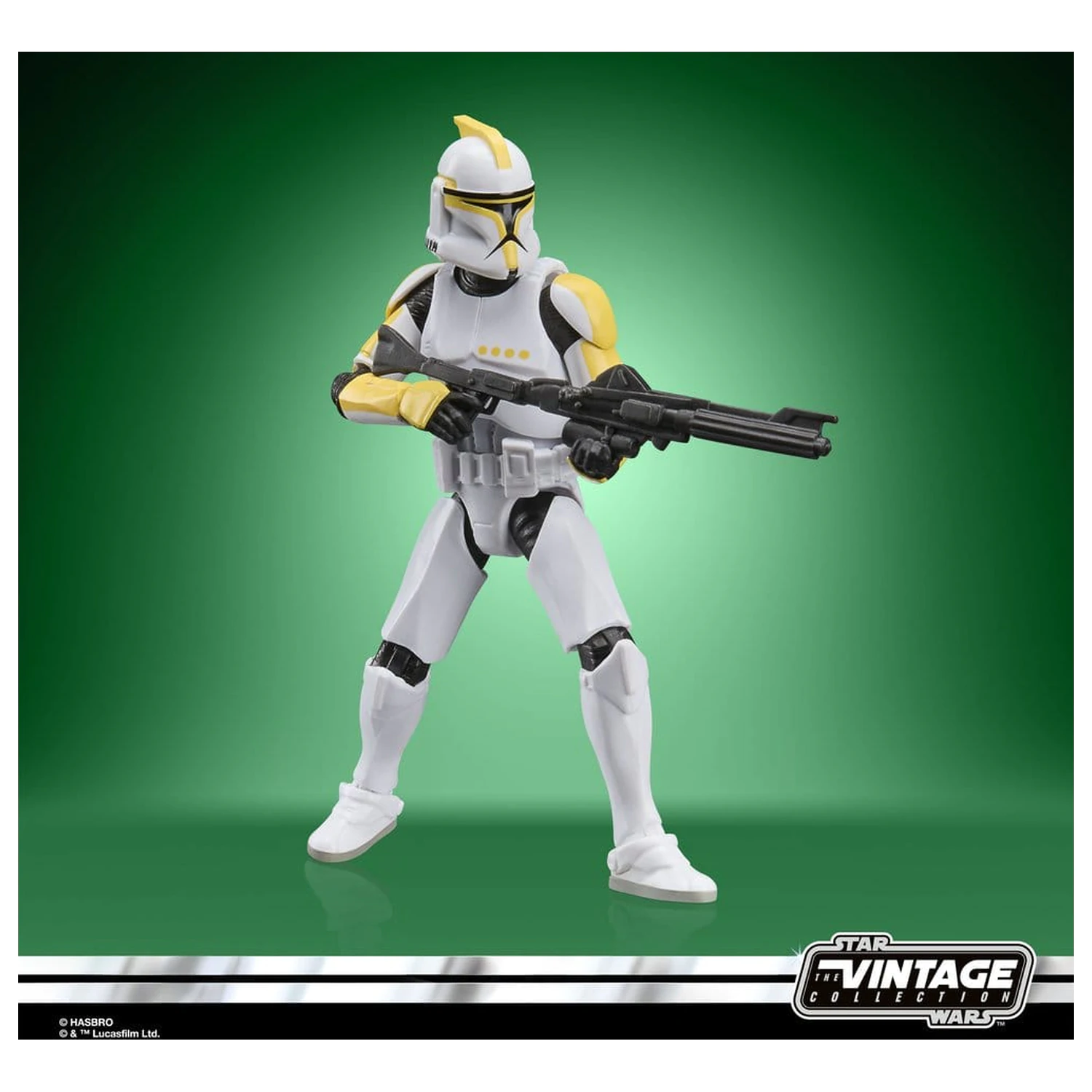 Star Wars Episode II Vintage Collection akcijska figura Clone Trooper Commander 10 cm fotografija izdelka