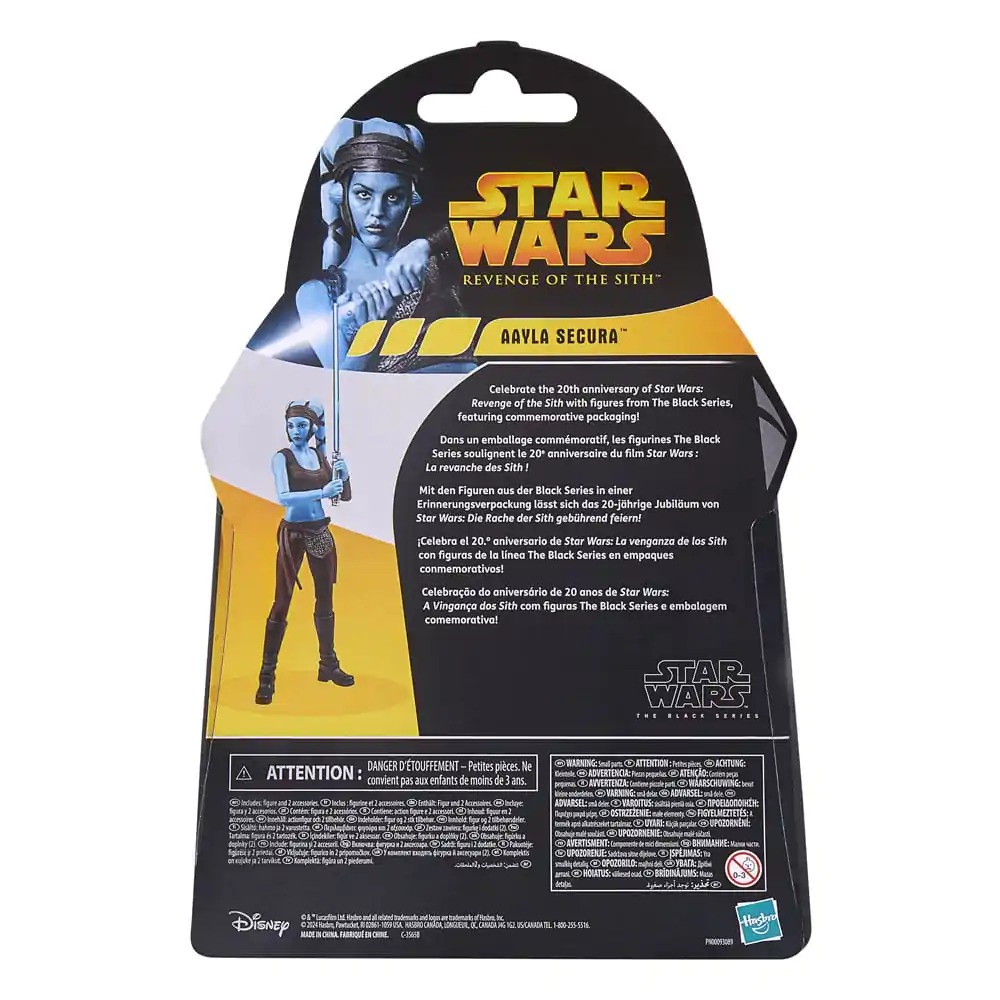 Star Wars Episode III Black Series Akcijska figura 20th Anniversary Aayla Secura 15 cm fotografija izdelka