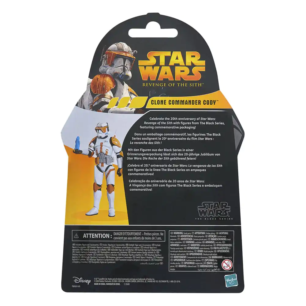 Star Wars Episode III Black Series Akcijska figura Commander Cody 15 cm fotografija izdelka