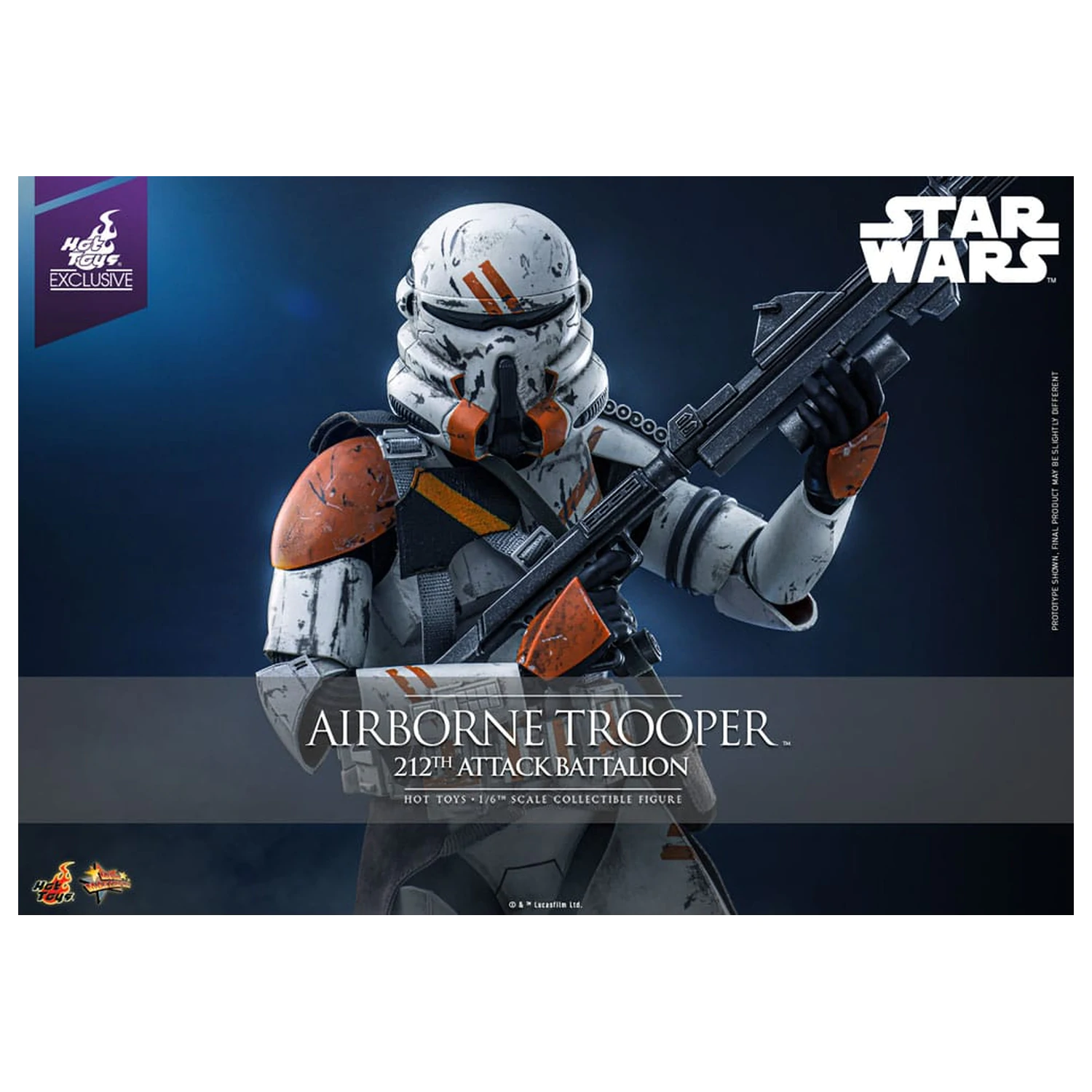 Star Wars: Episode III - Revenge of the Sith Akcijska figura 1/6 Airborne Trooper (212th Attack Battalion) 30 cm fotografija izdelka