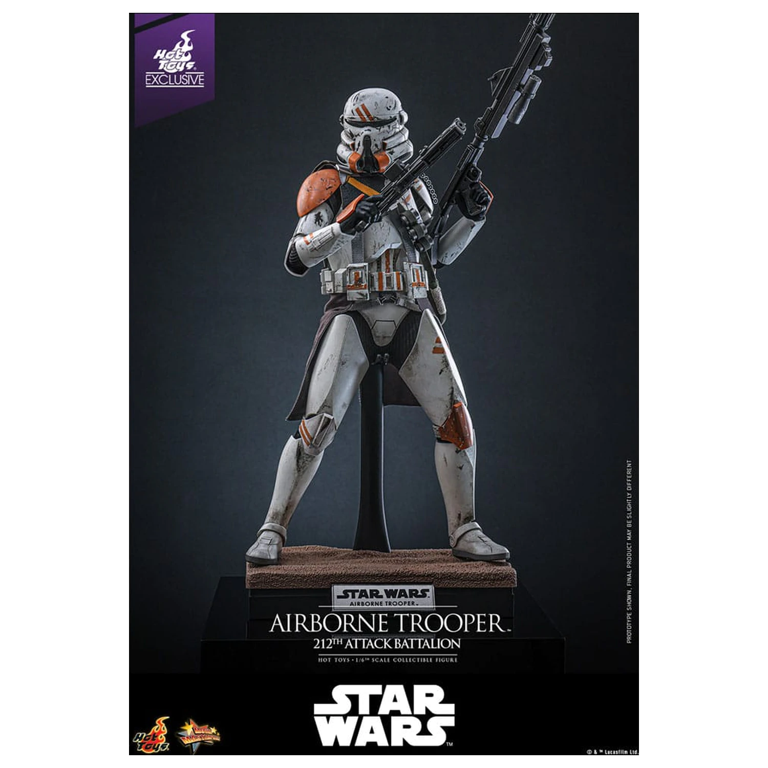 Star Wars: Episode III - Revenge of the Sith Akcijska figura 1/6 Airborne Trooper (212th Attack Battalion) 30 cm fotografija izdelka