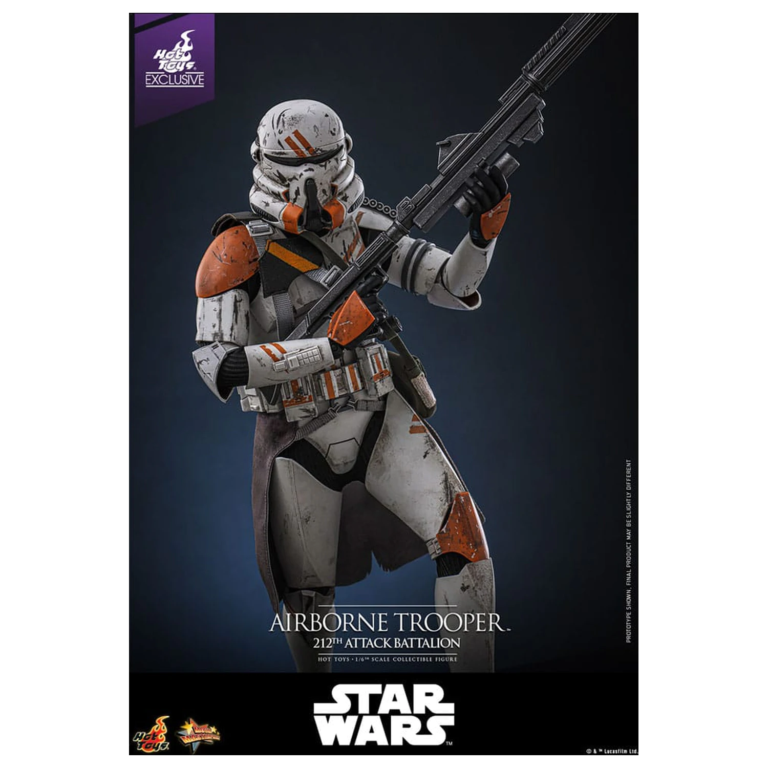Star Wars: Episode III - Revenge of the Sith Akcijska figura 1/6 Airborne Trooper (212th Attack Battalion) 30 cm fotografija izdelka