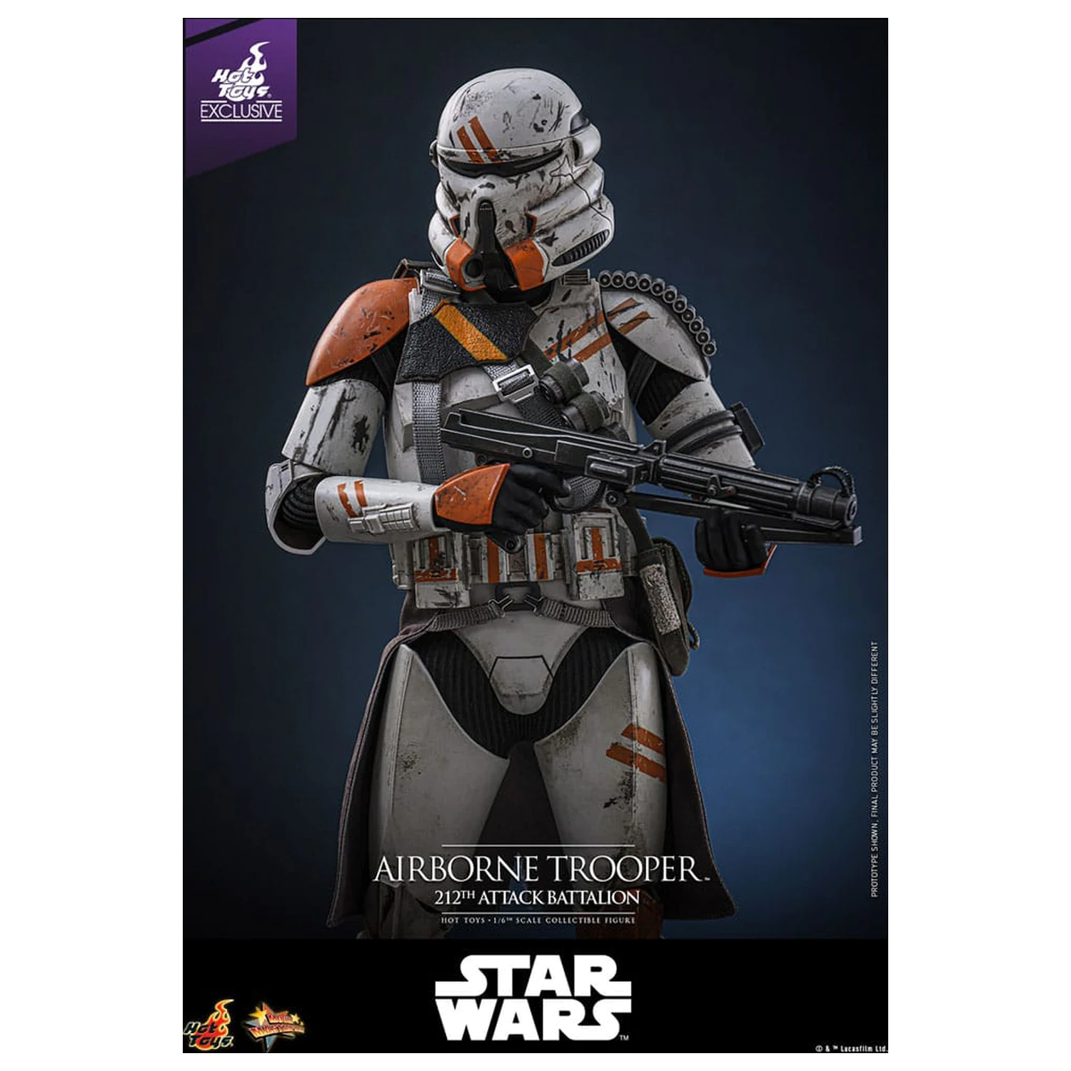 Star Wars: Episode III - Revenge of the Sith Akcijska figura 1/6 Airborne Trooper (212th Attack Battalion) 30 cm fotografija izdelka