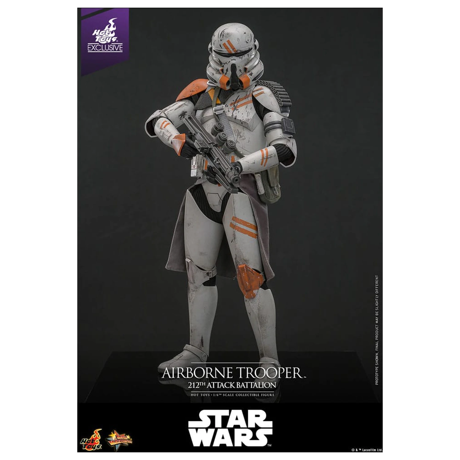 Star Wars: Episode III - Revenge of the Sith Akcijska figura 1/6 Airborne Trooper (212th Attack Battalion) 30 cm fotografija izdelka