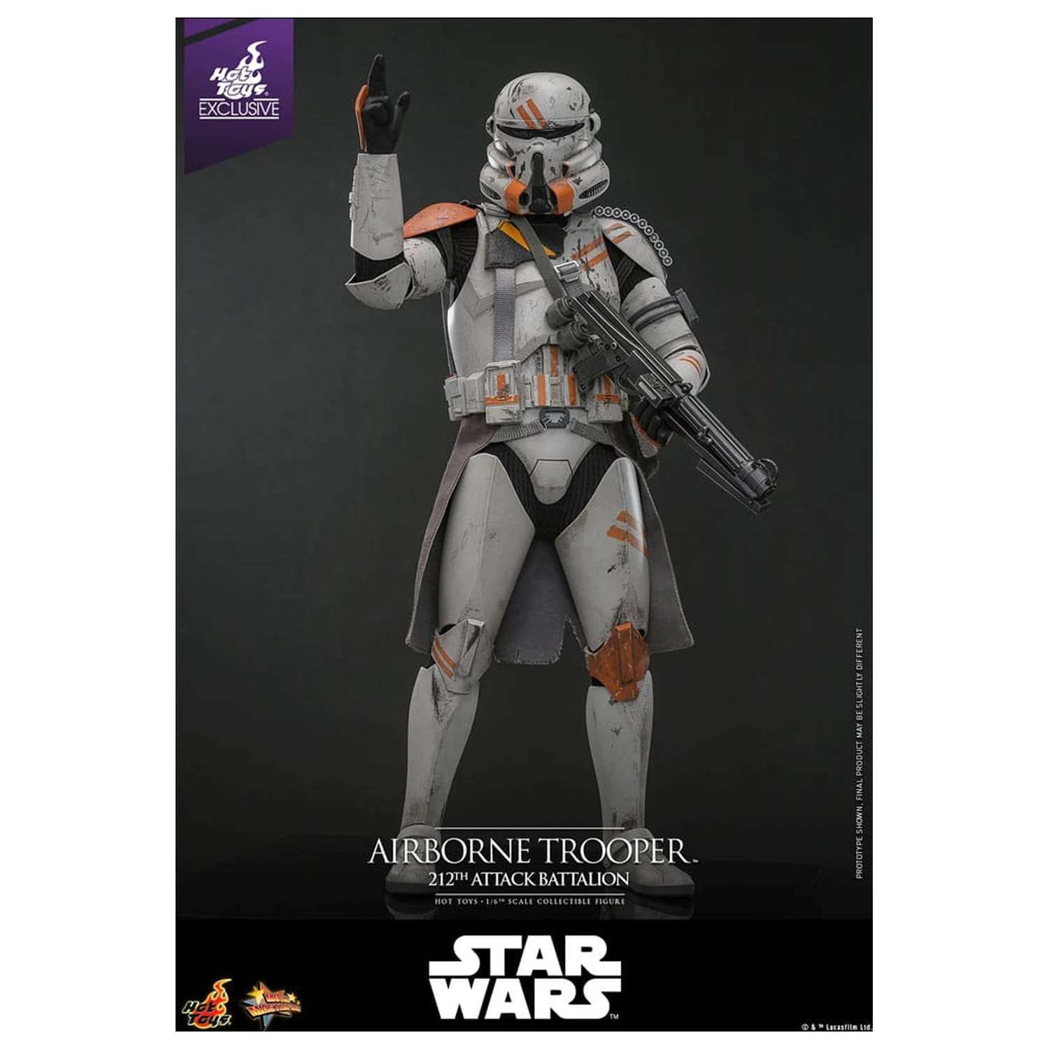 Star Wars: Episode III - Revenge of the Sith Akcijska figura 1/6 Airborne Trooper (212th Attack Battalion) 30 cm fotografija izdelka