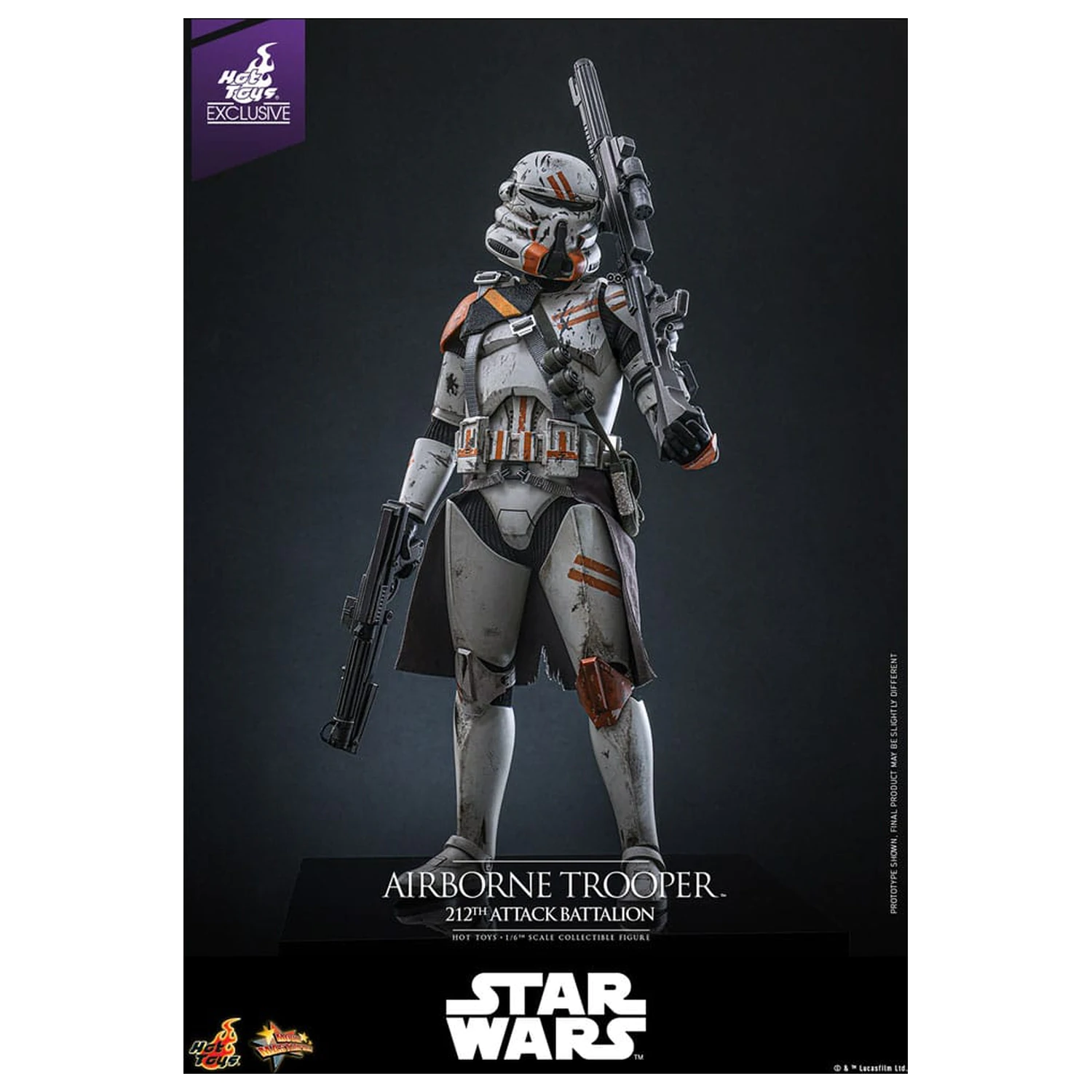 Star Wars: Episode III - Revenge of the Sith Akcijska figura 1/6 Airborne Trooper (212th Attack Battalion) 30 cm fotografija izdelka