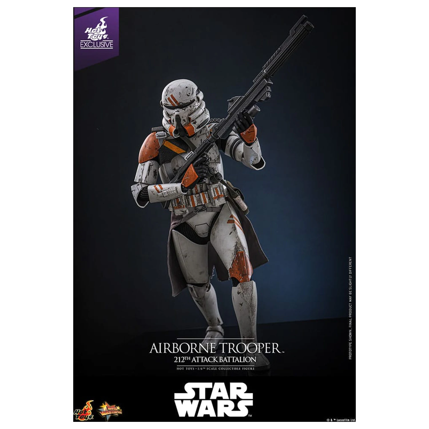 Star Wars: Episode III - Revenge of the Sith Akcijska figura 1/6 Airborne Trooper (212th Attack Battalion) 30 cm fotografija izdelka