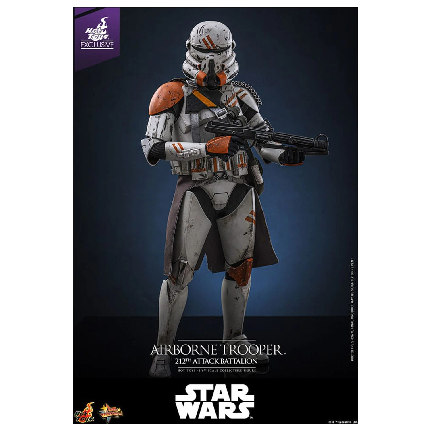Star Wars: Episode III - Revenge of the Sith Akcijska figura 1/6 Airborne Trooper (212th Attack Battalion) 30 cm fotografija izdelka