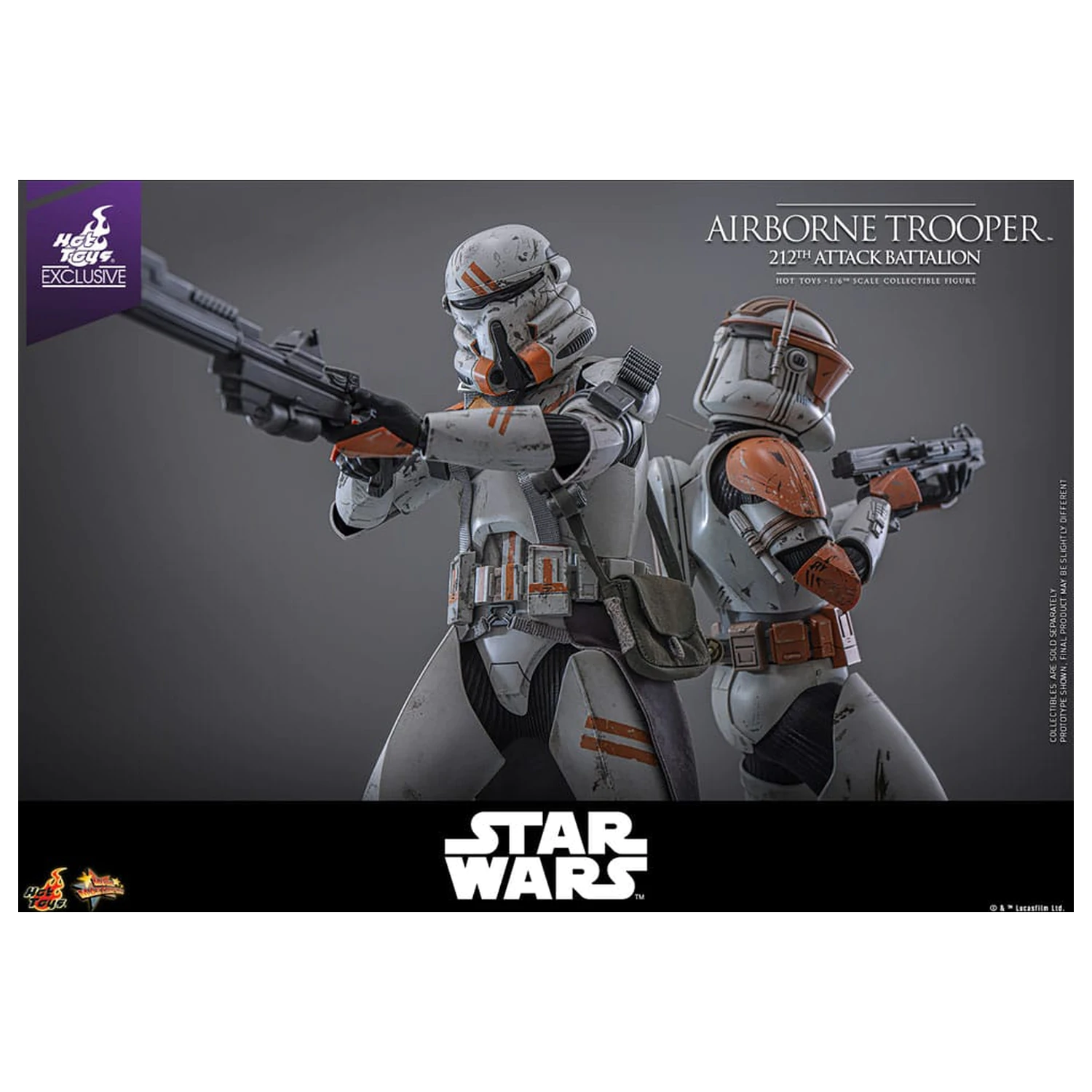 Star Wars: Episode III - Revenge of the Sith Akcijska figura 1/6 Airborne Trooper (212th Attack Battalion) 30 cm fotografija izdelka