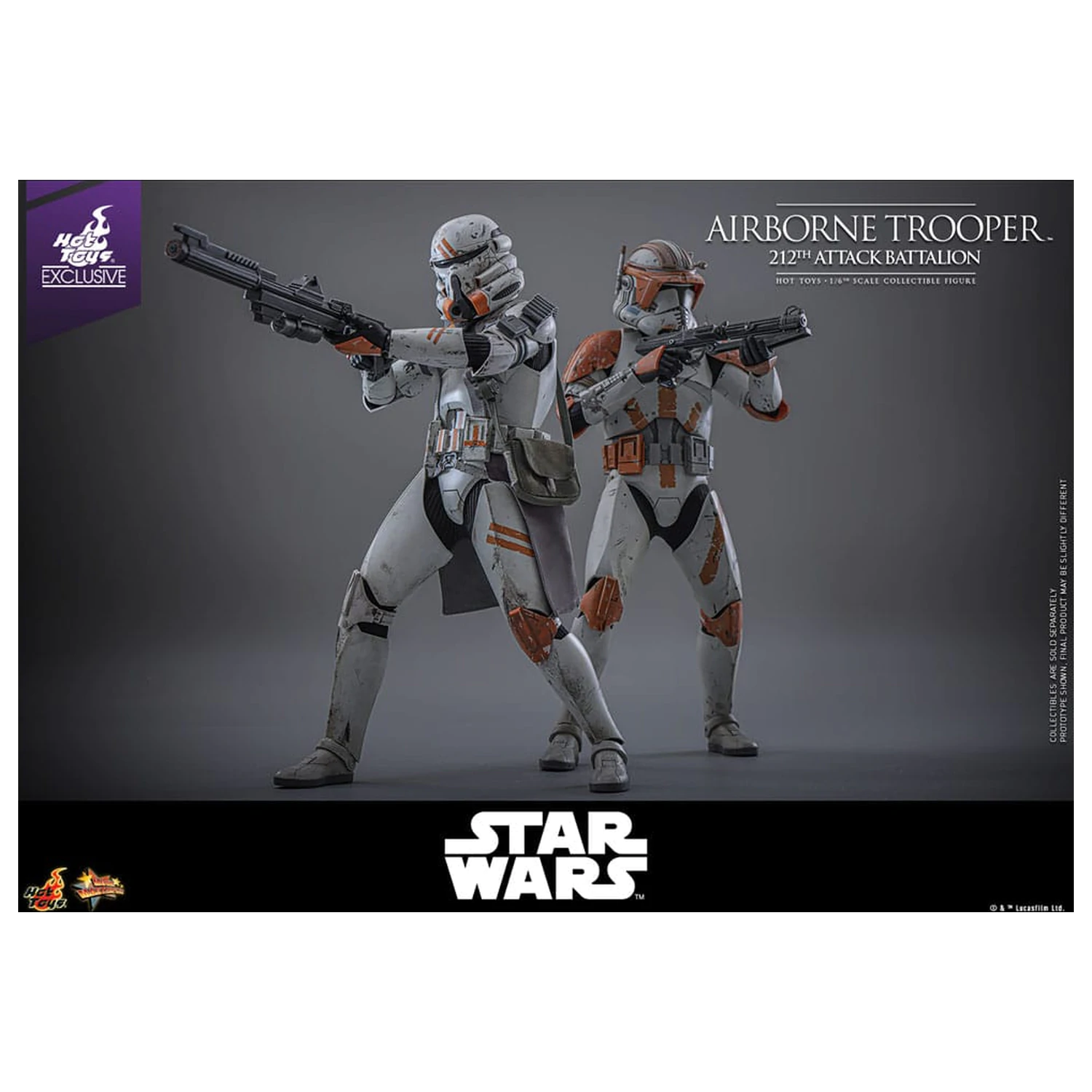 Star Wars: Episode III - Revenge of the Sith Akcijska figura 1/6 Airborne Trooper (212th Attack Battalion) 30 cm fotografija izdelka