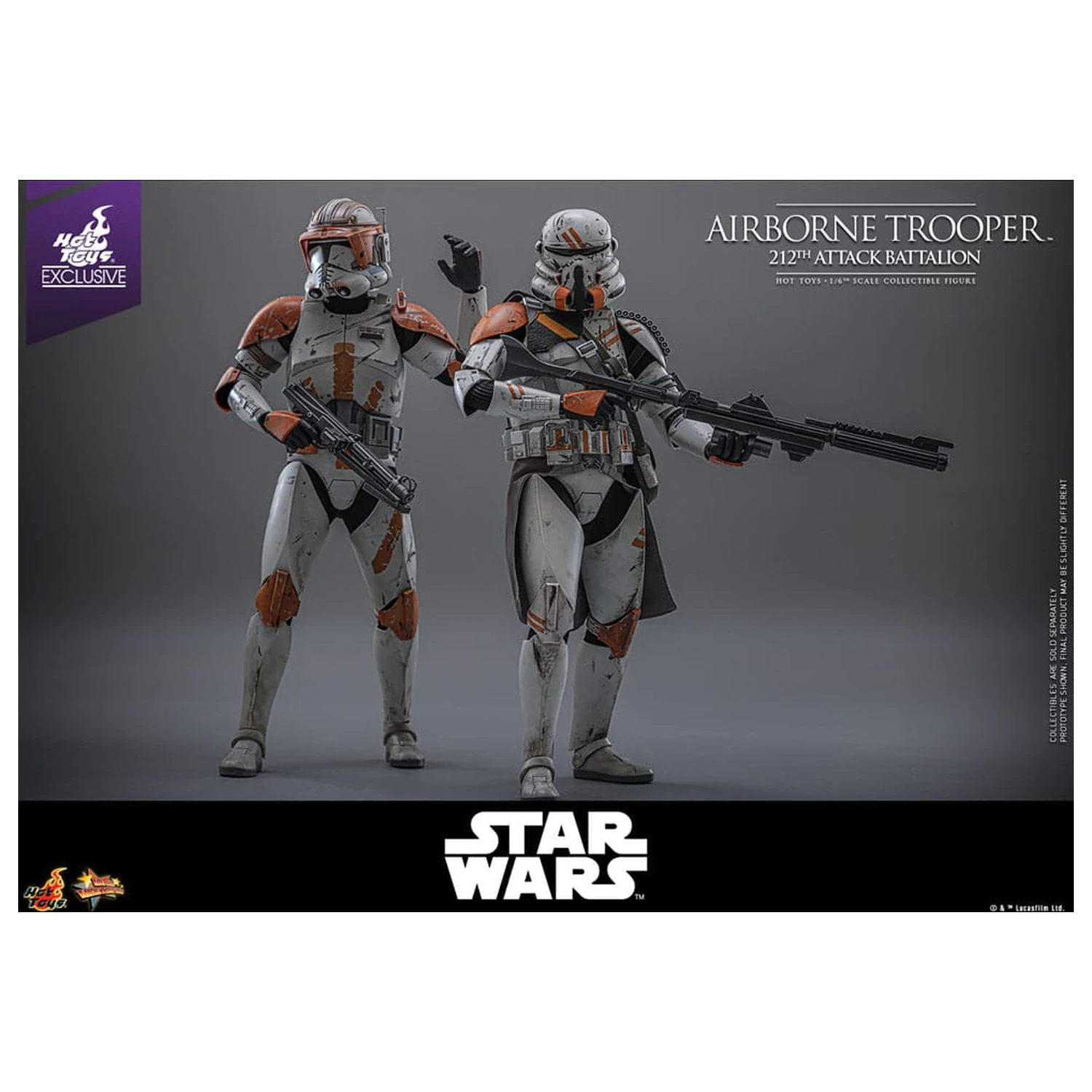 Star Wars: Episode III - Revenge of the Sith Akcijska figura 1/6 Airborne Trooper (212th Attack Battalion) 30 cm fotografija izdelka