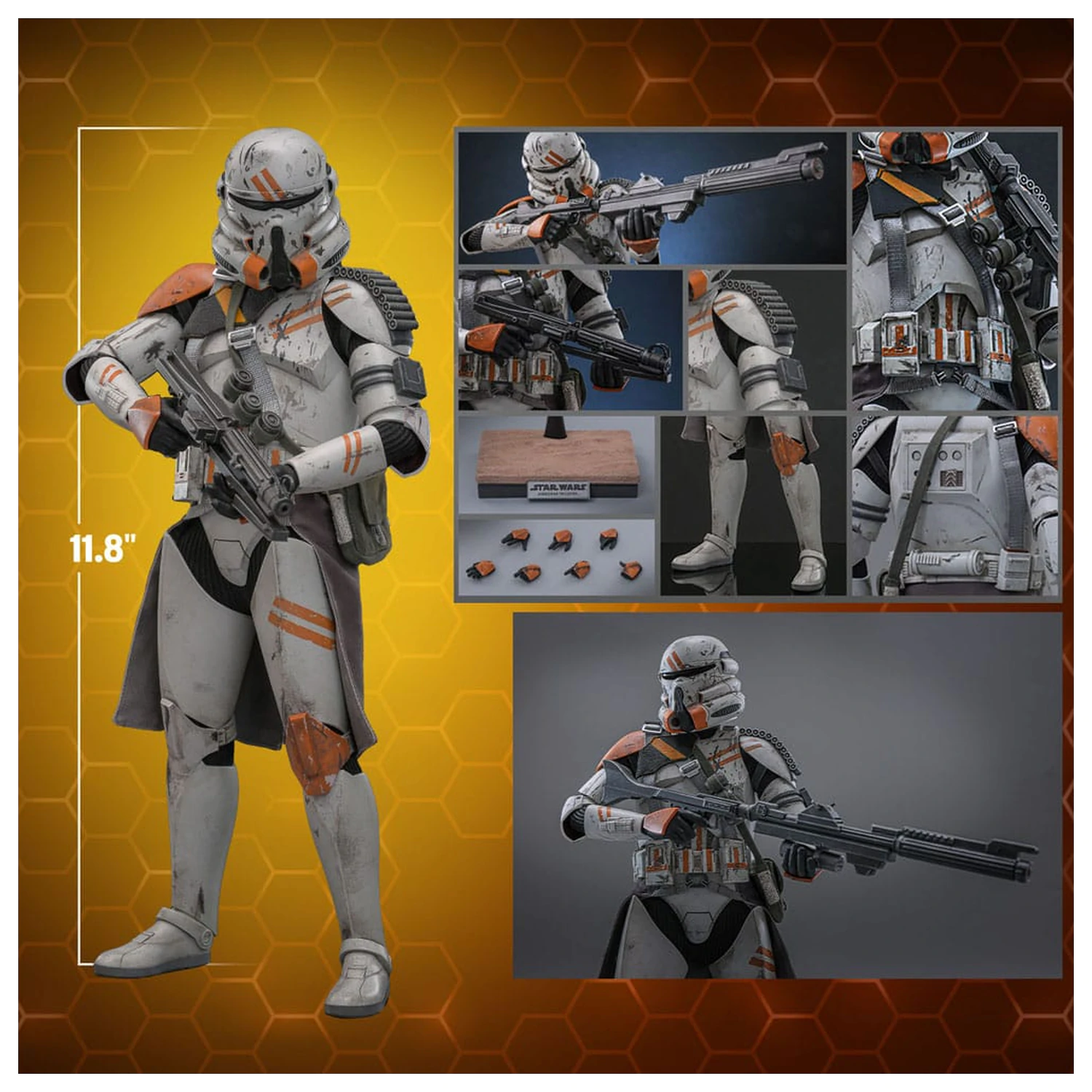 Star Wars: Episode III - Revenge of the Sith Akcijska figura 1/6 Airborne Trooper (212th Attack Battalion) 30 cm fotografija izdelka
