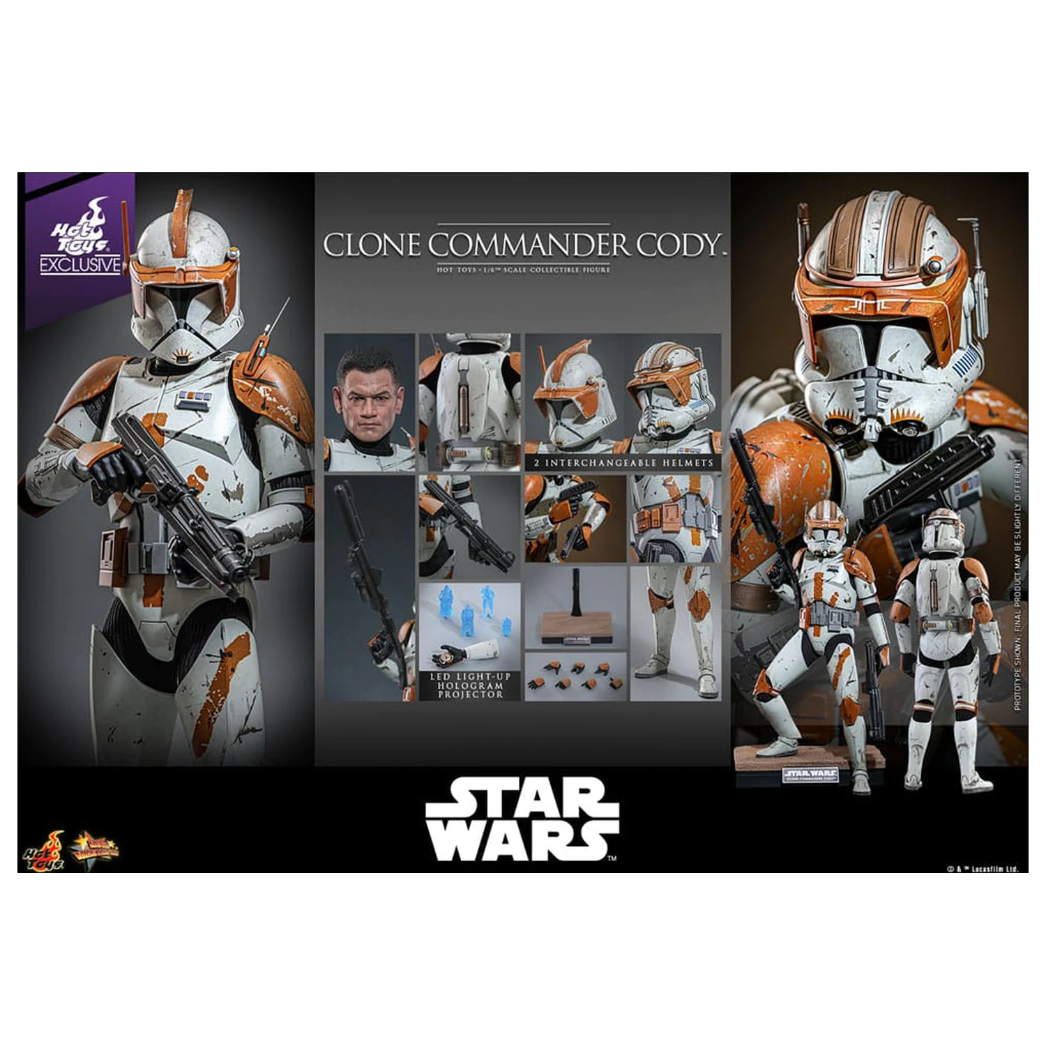 Star Wars: Episode III - Revenge of the Sith akcijska figura 1/6 Clone Commander Cody 30 cm fotografija izdelka