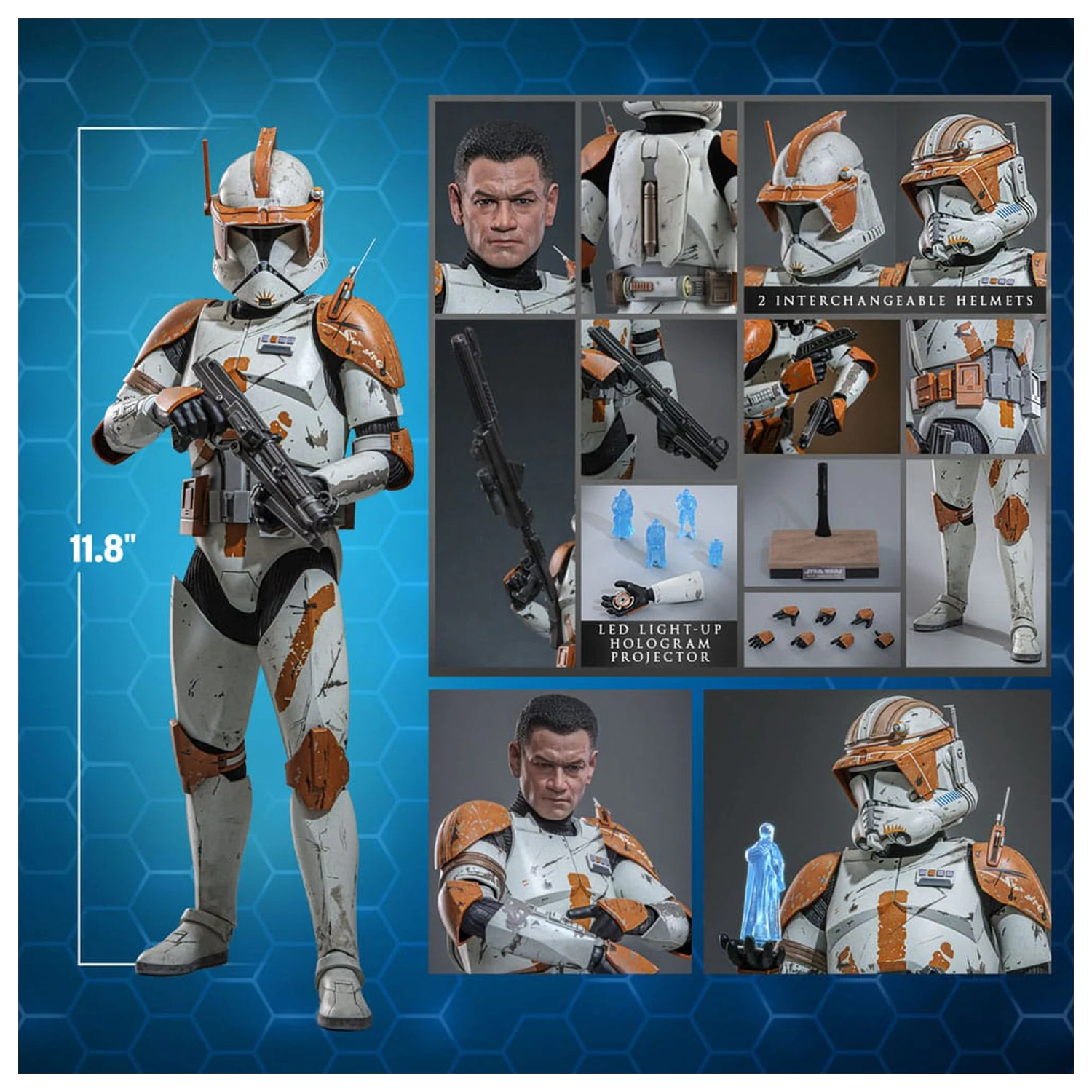 Star Wars: Episode III - Revenge of the Sith akcijska figura 1/6 Clone Commander Cody 30 cm fotografija izdelka