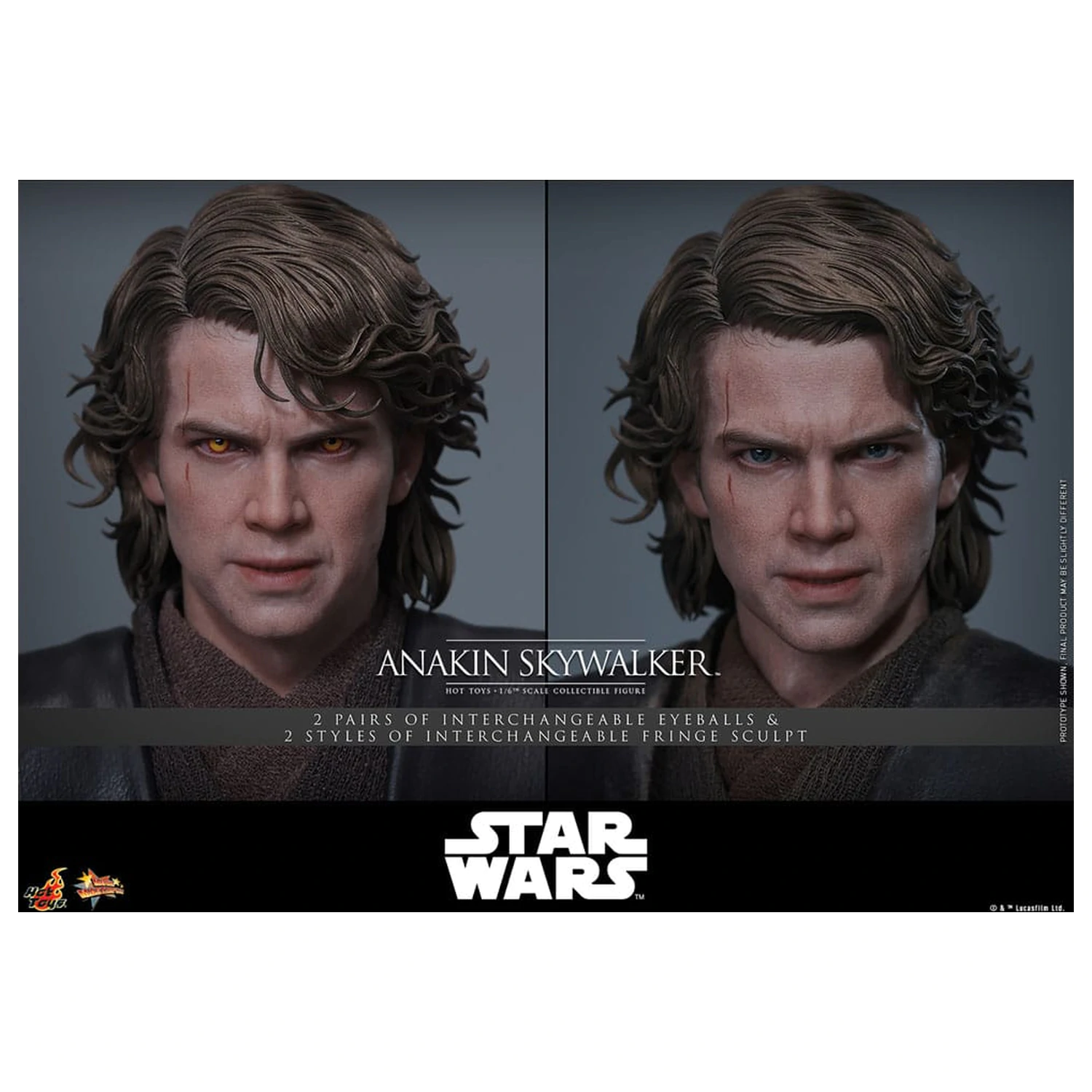 Star Wars: Episode III - Revenge of the Sith Movie Masterpiece akcijska figura 1/6 Anakin Skywalker 31 cm fotografija izdelka