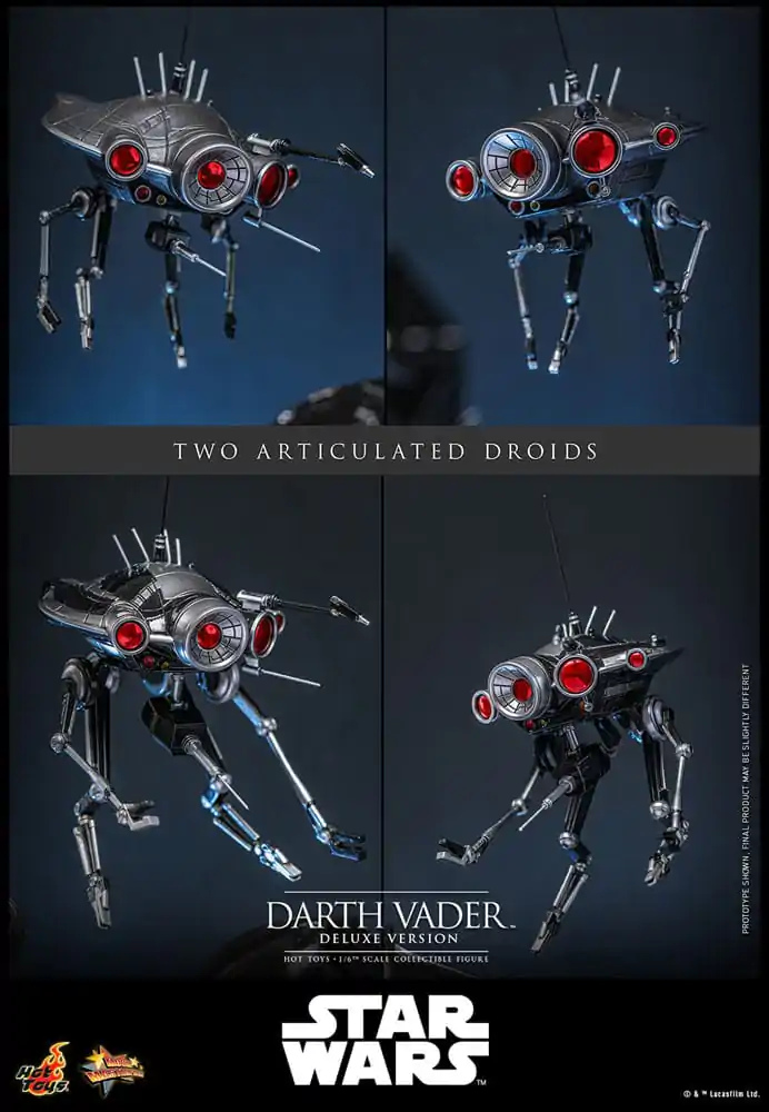 Star Wars: Episode III - Revenge of the Sith Movie Masterpiece akcijska figura 1/6 Darth Vader (Deluxe Version) 35 cm fotografija izdelka