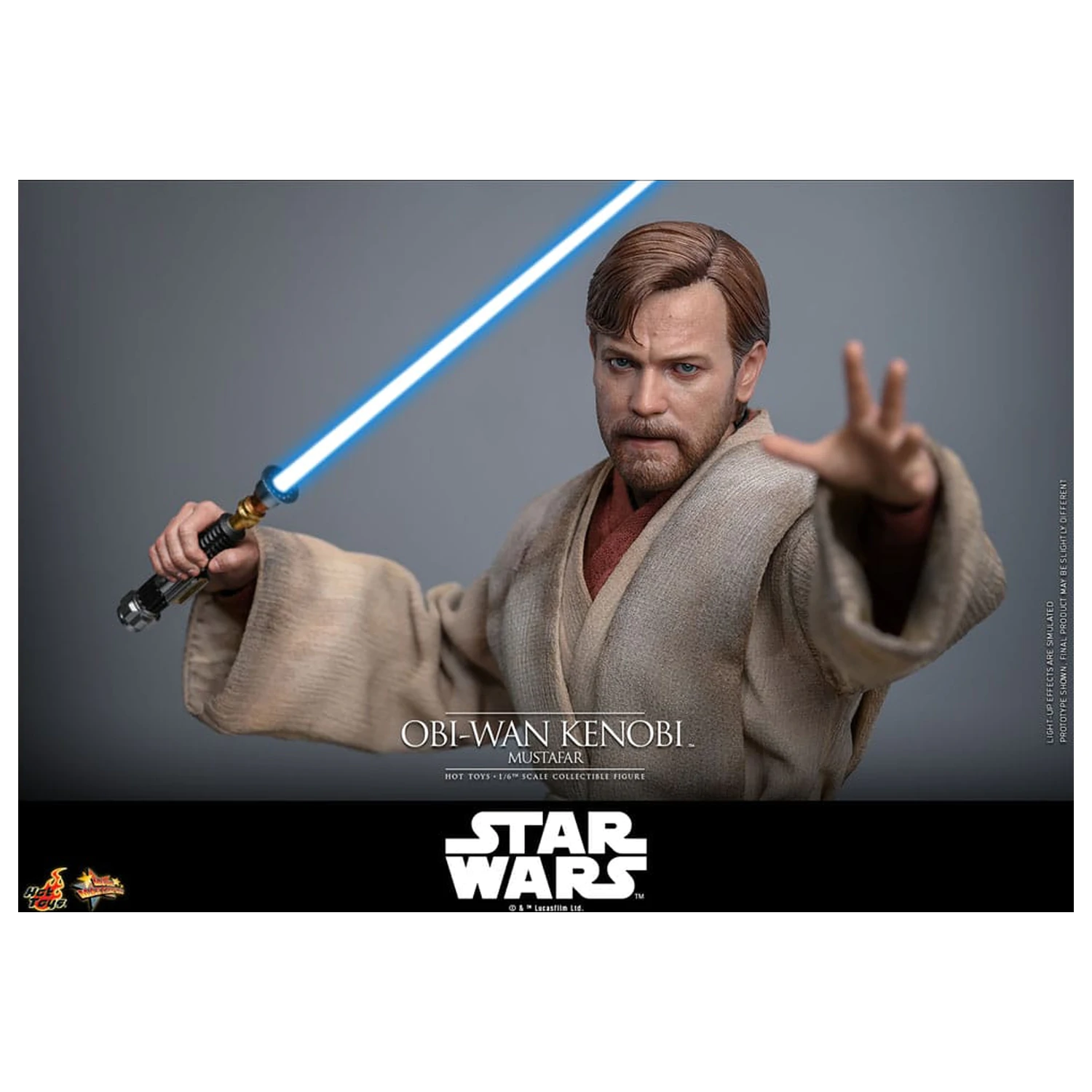 Star Wars: Episode III - Revenge of the Sith Movie Masterpiece akcijska figura 1/6 Obi-Wan Kenobi (Mustafar) 31 cm fotografija izdelka