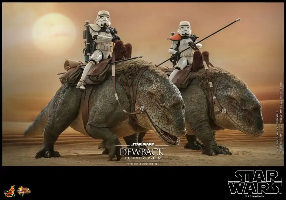 Star Wars: Episode IV akcijska figura 1/6 Dewback Deluxe verzija 37 cm fotografija izdelka