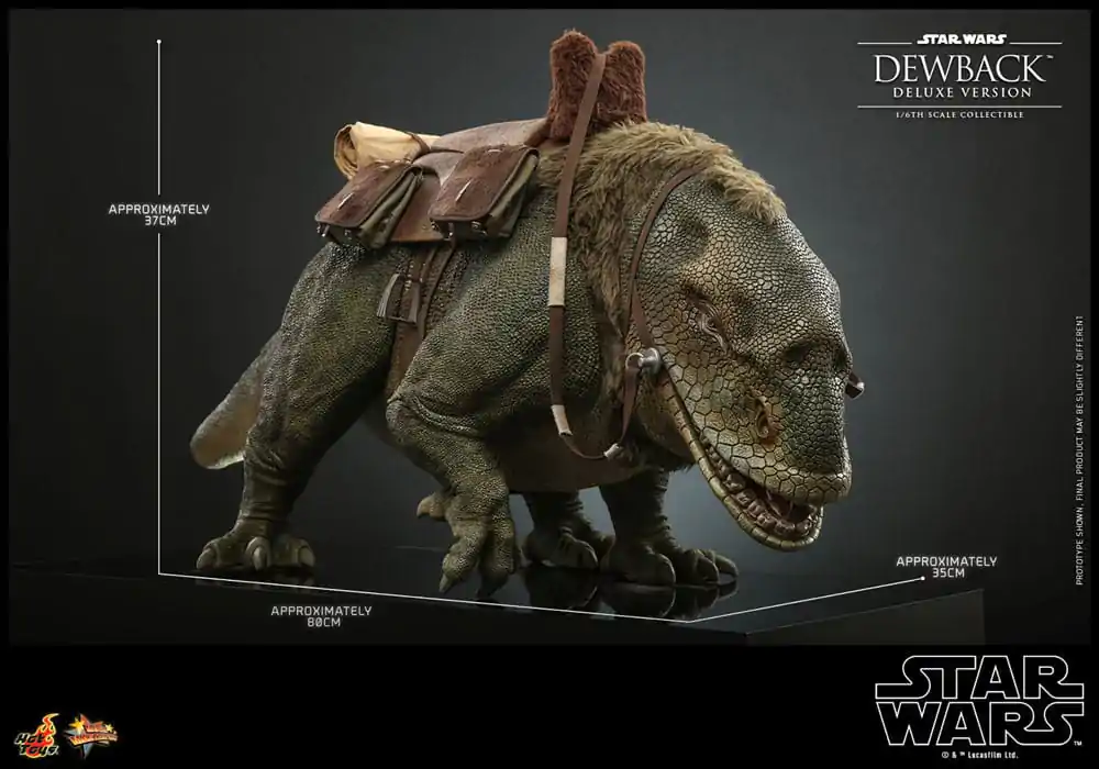 Star Wars: Episode IV akcijska figura 1/6 Dewback Deluxe verzija 37 cm fotografija izdelka