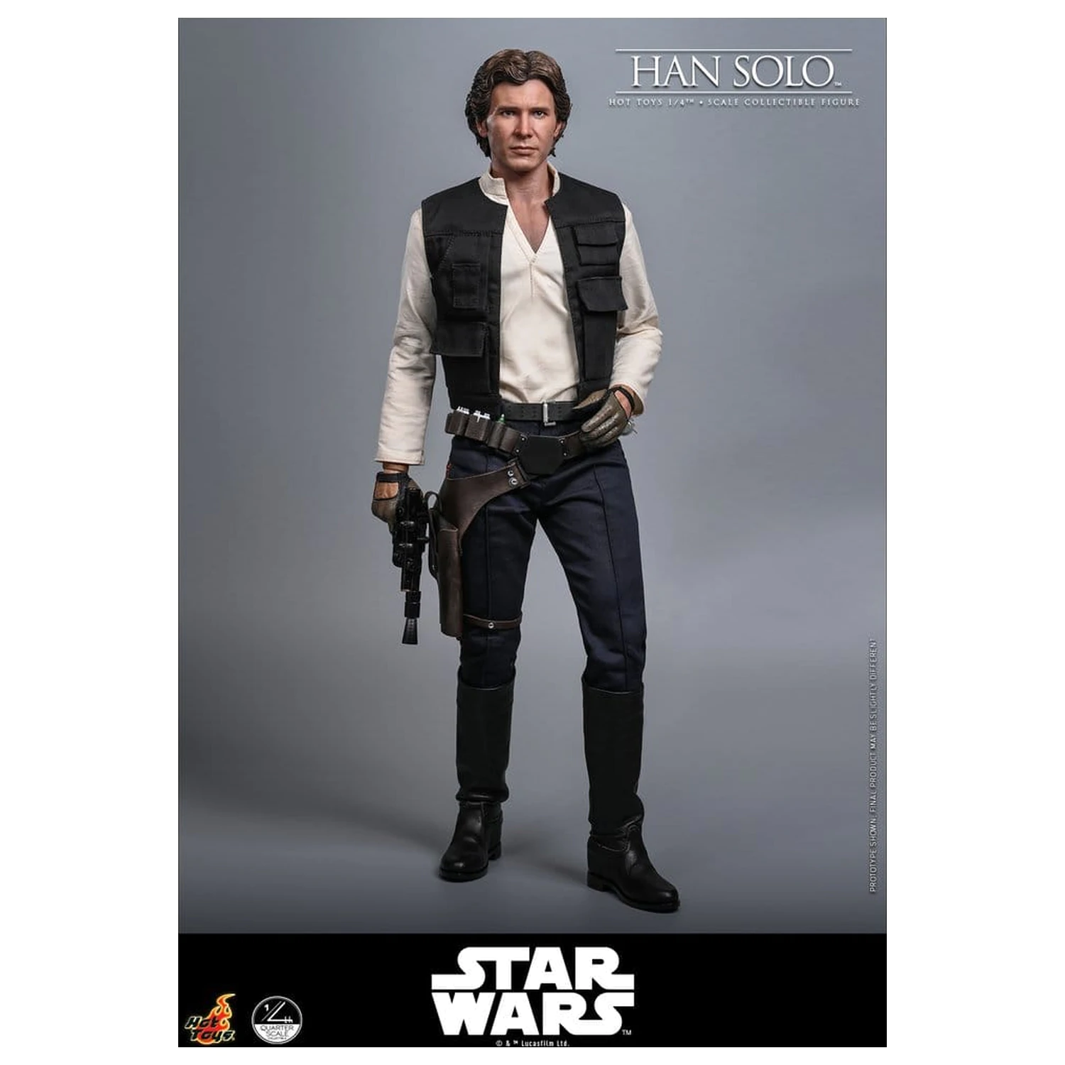 Star Wars Episode IV akcijska figura 1/4 Han Solo 46 cm fotografija izdelka
