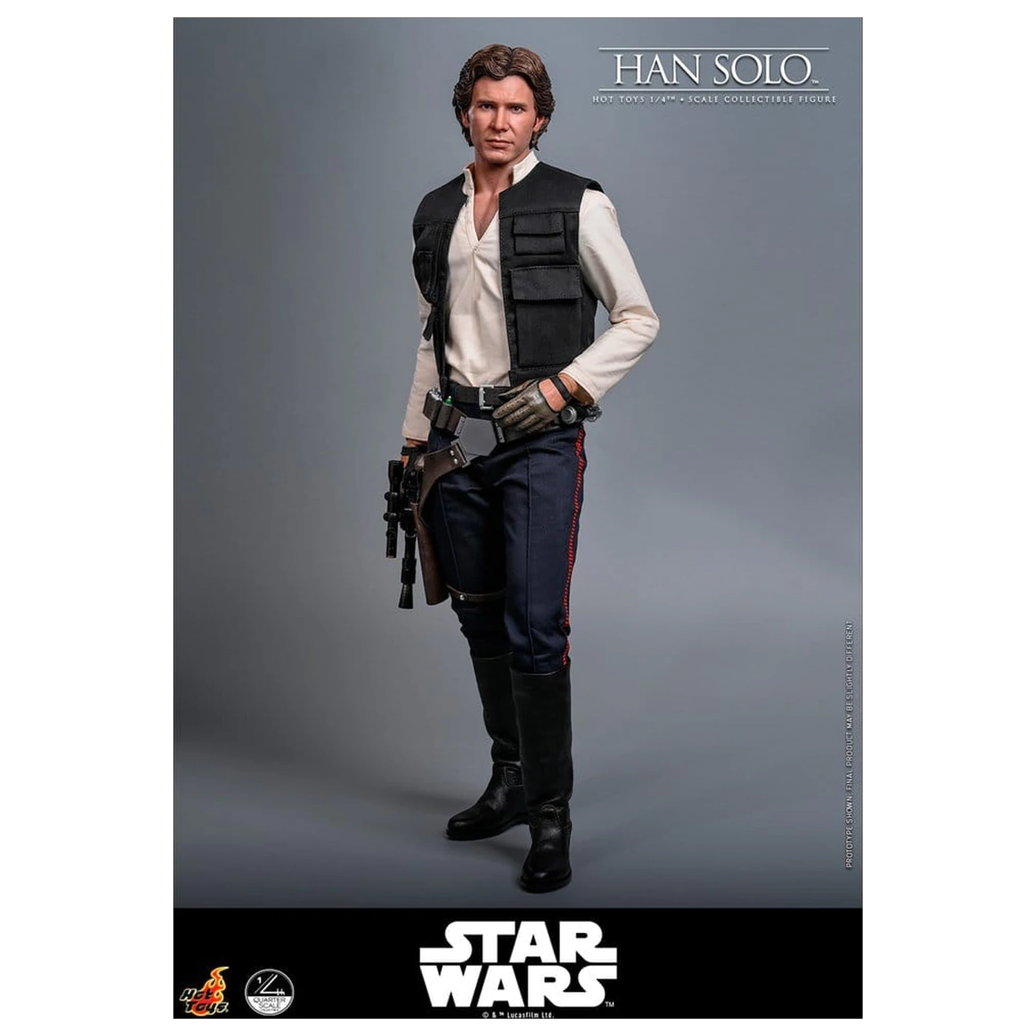 Star Wars Episode IV akcijska figura 1/4 Han Solo 46 cm fotografija izdelka