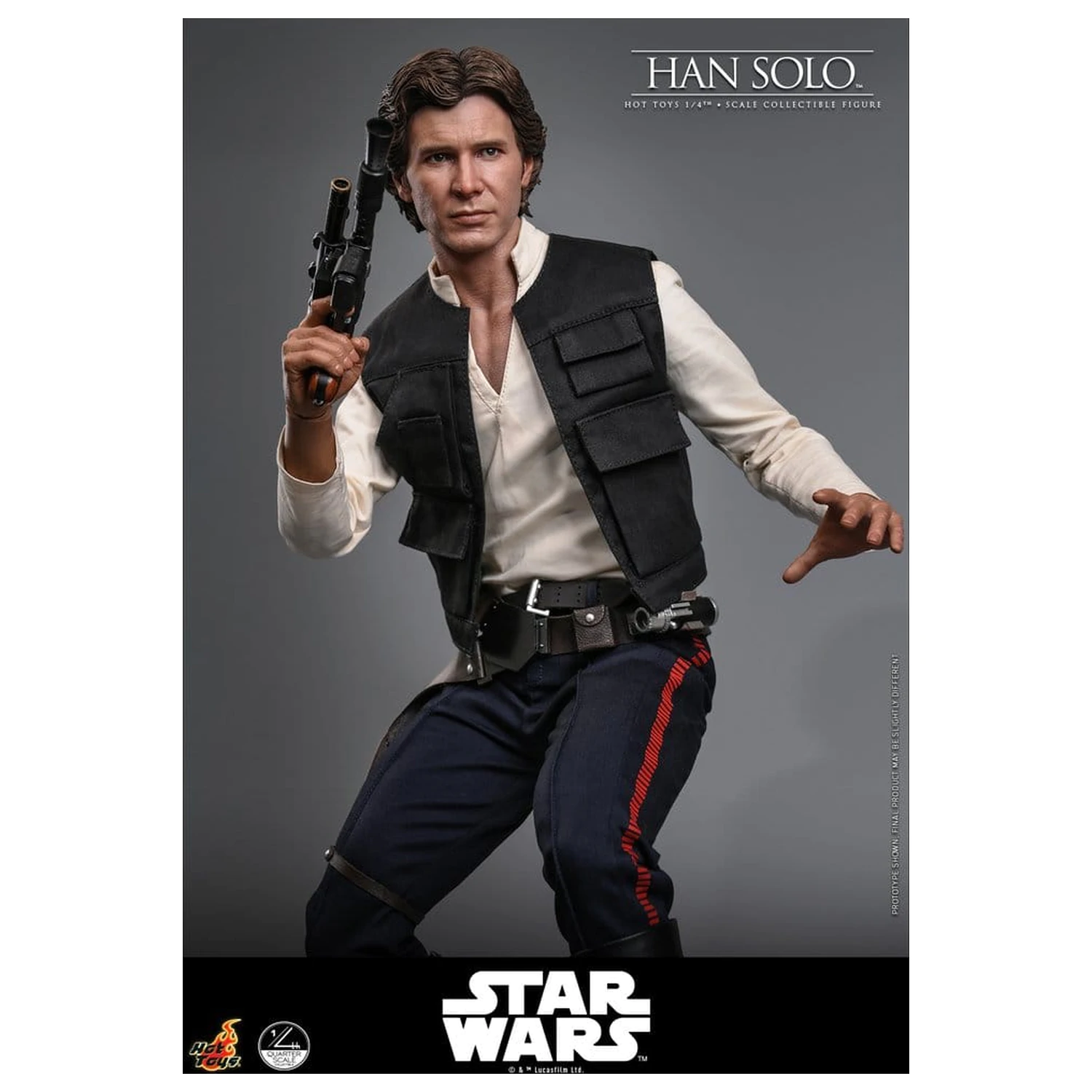 Star Wars Episode IV akcijska figura 1/4 Han Solo 46 cm fotografija izdelka
